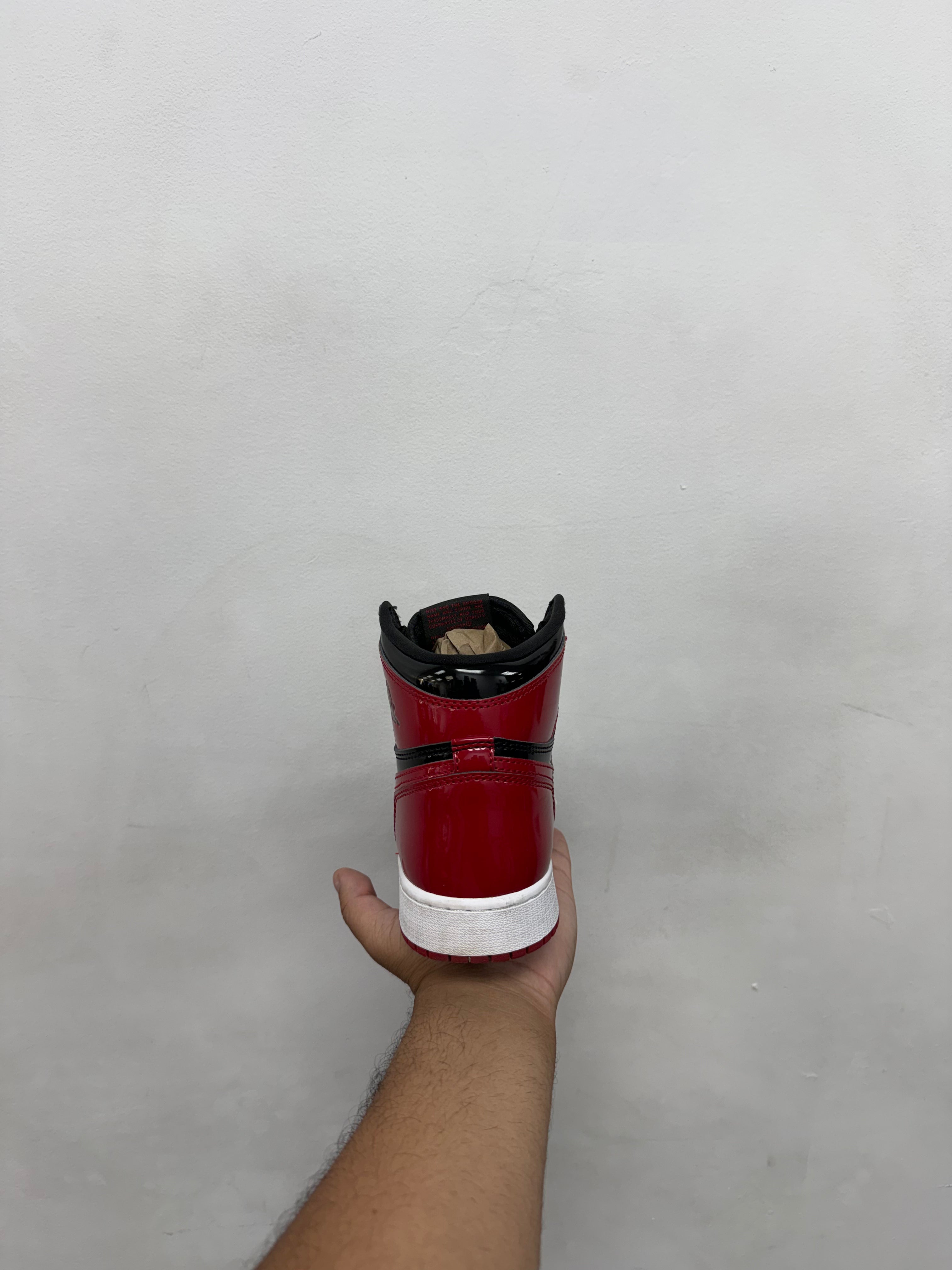 Jordan 1 Patent Bred Sneakers