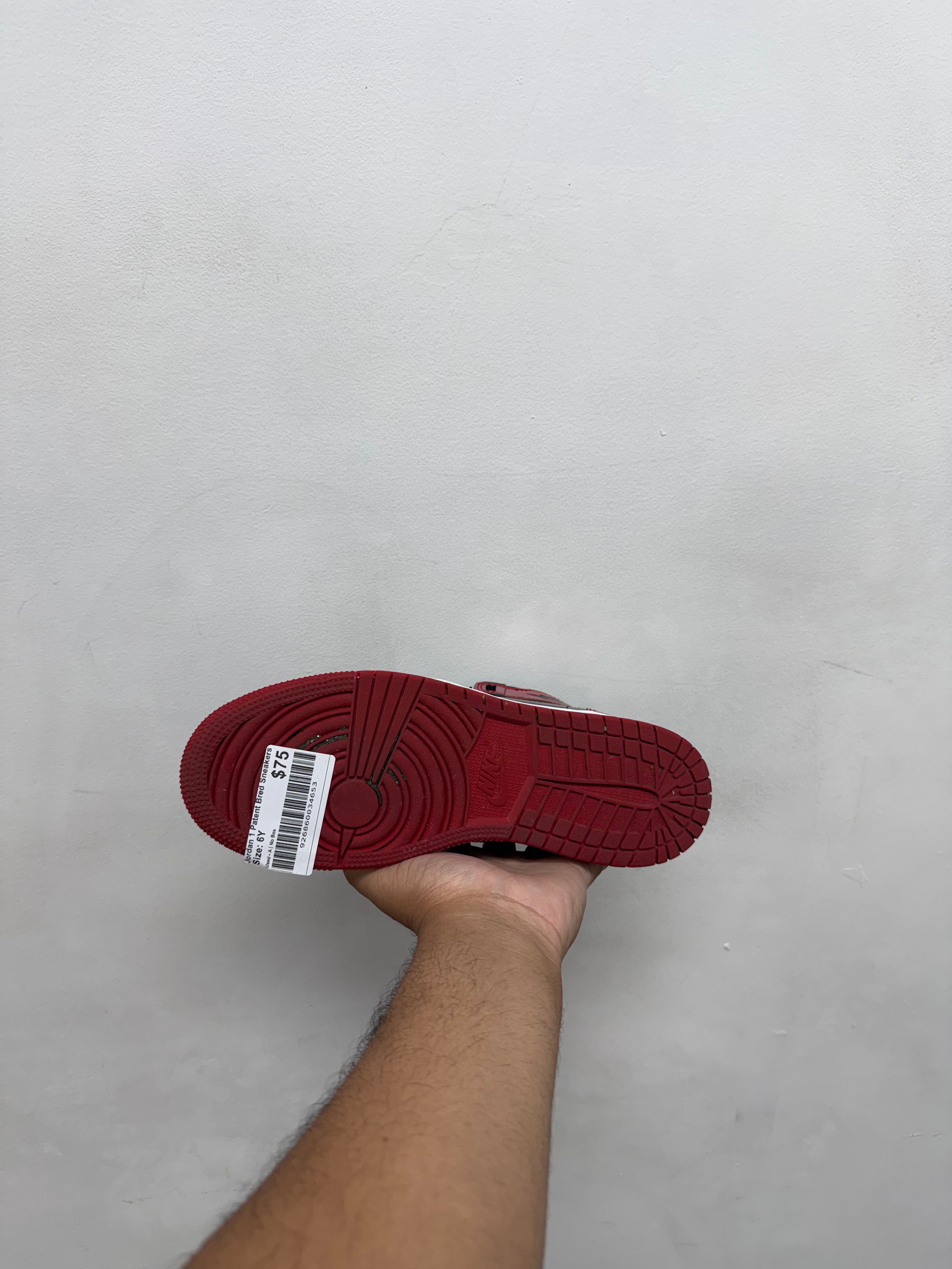 Jordan 1 Patent Bred Sneakers