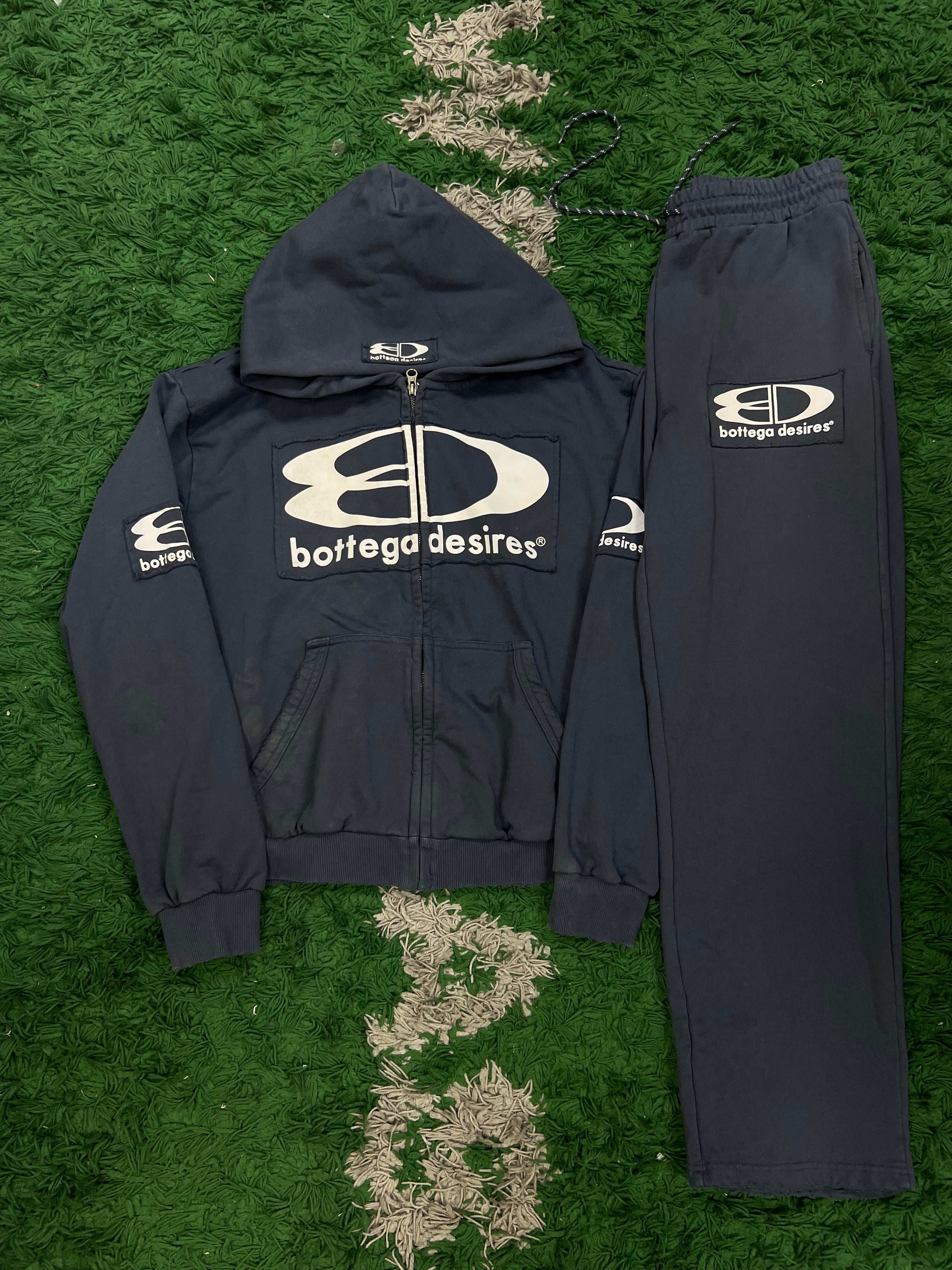 Bottega Desires Blue Tech Sweatsuit