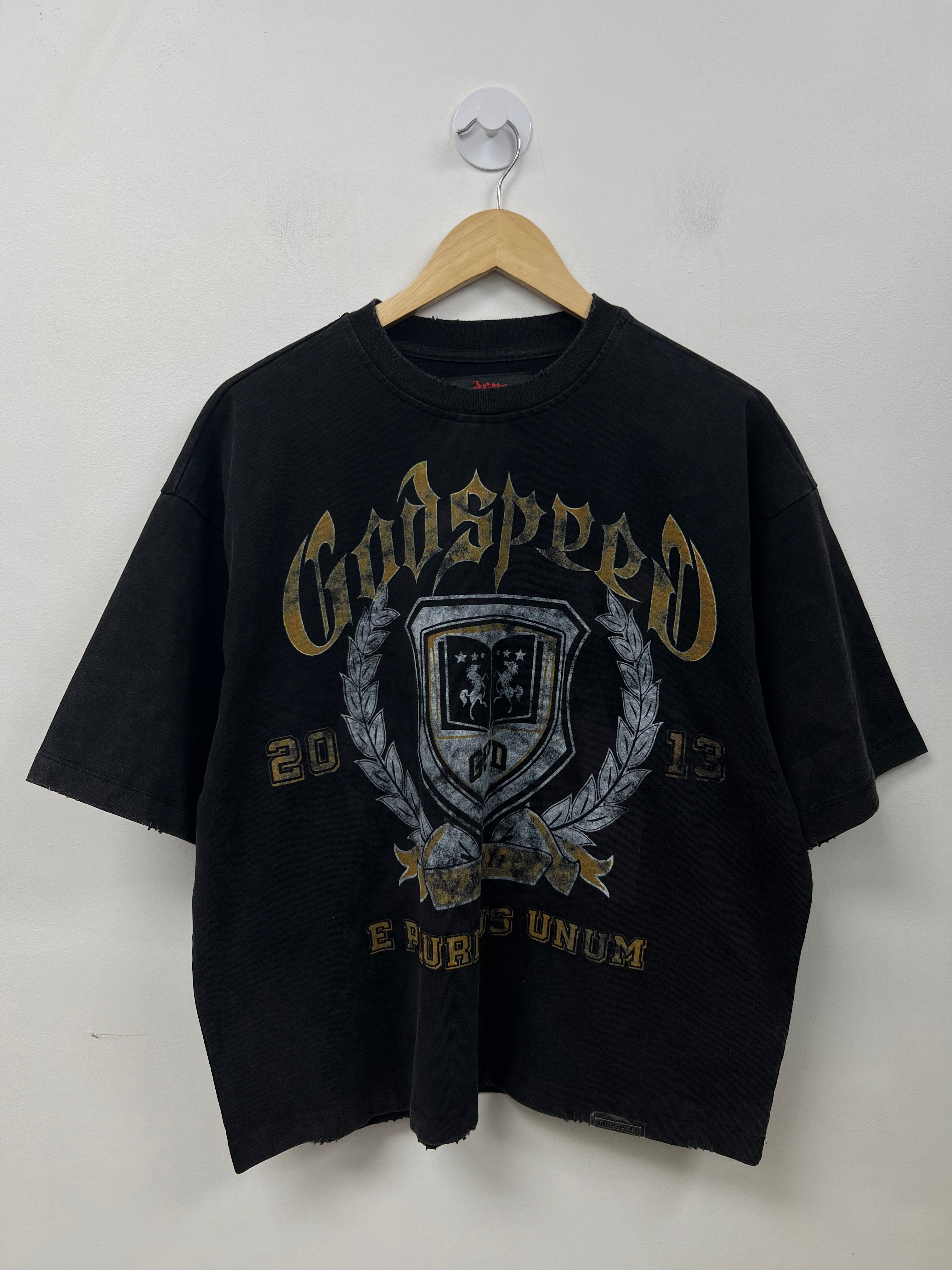 Godspeed Black Wash Crest Logo Tee