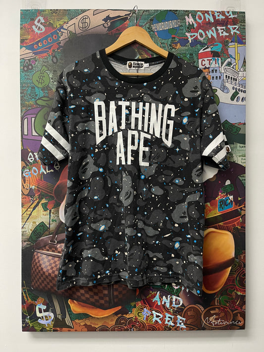 BAPE Space Camo Tee Used