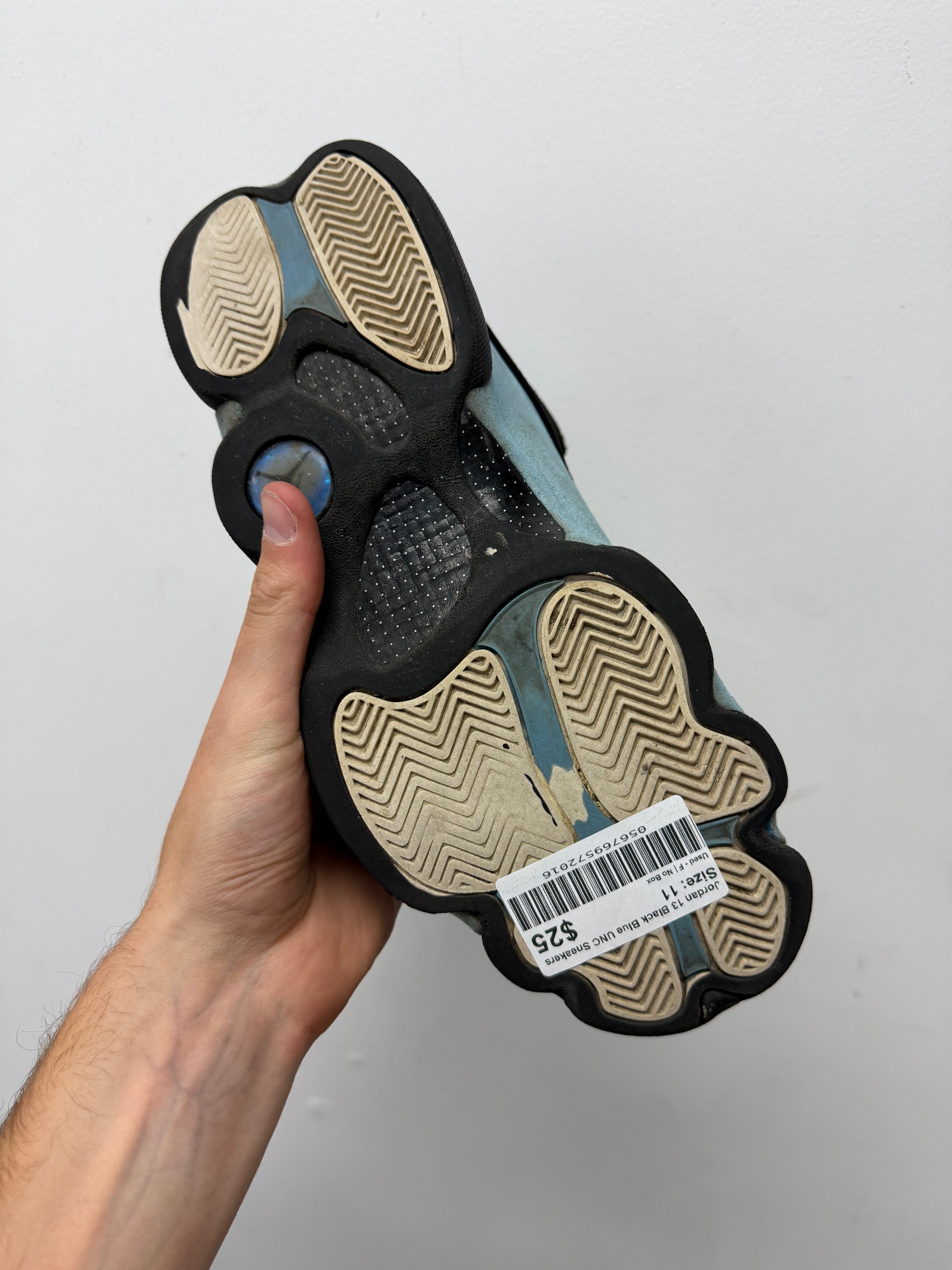 Jordan 13 Black Blue UNC Sneakers