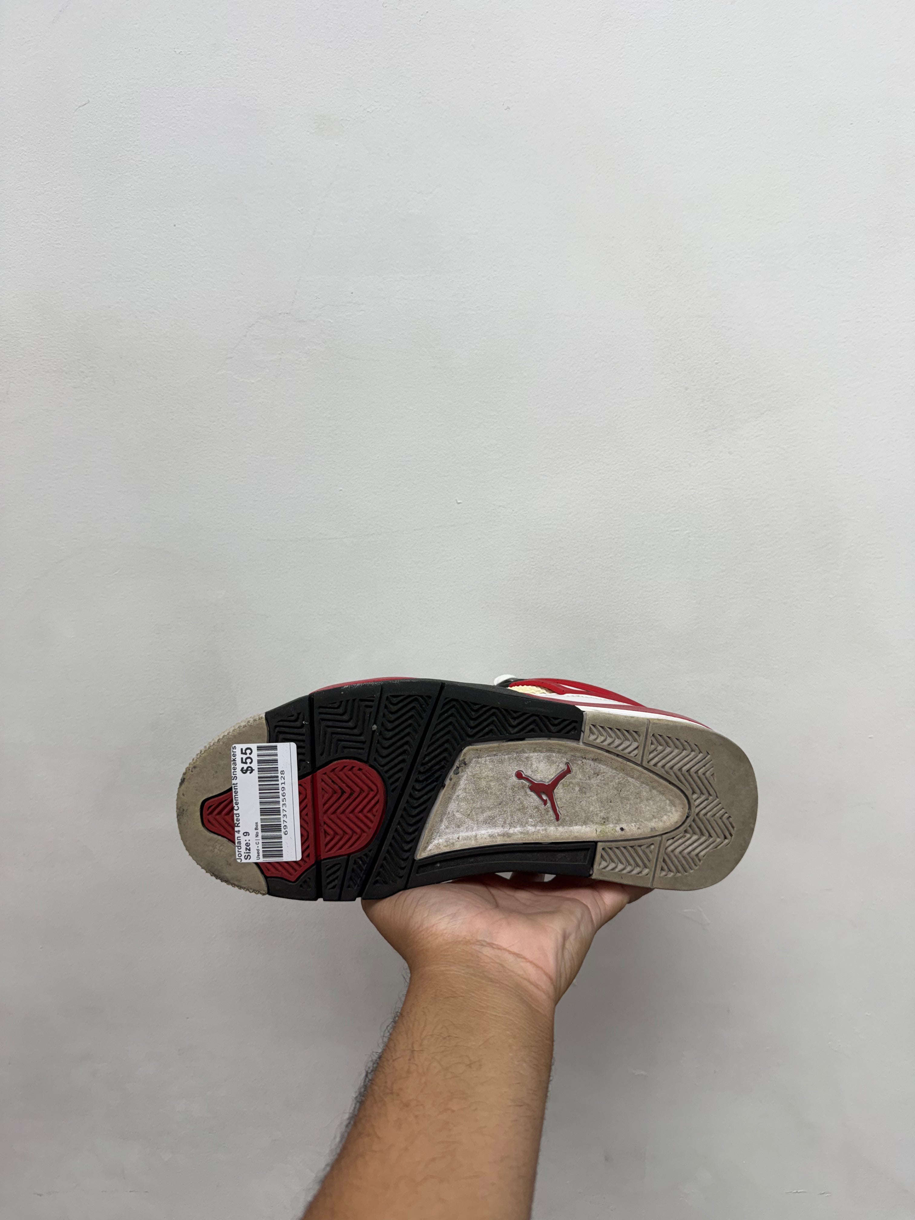 Jordan 4 Red Cement Sneakers