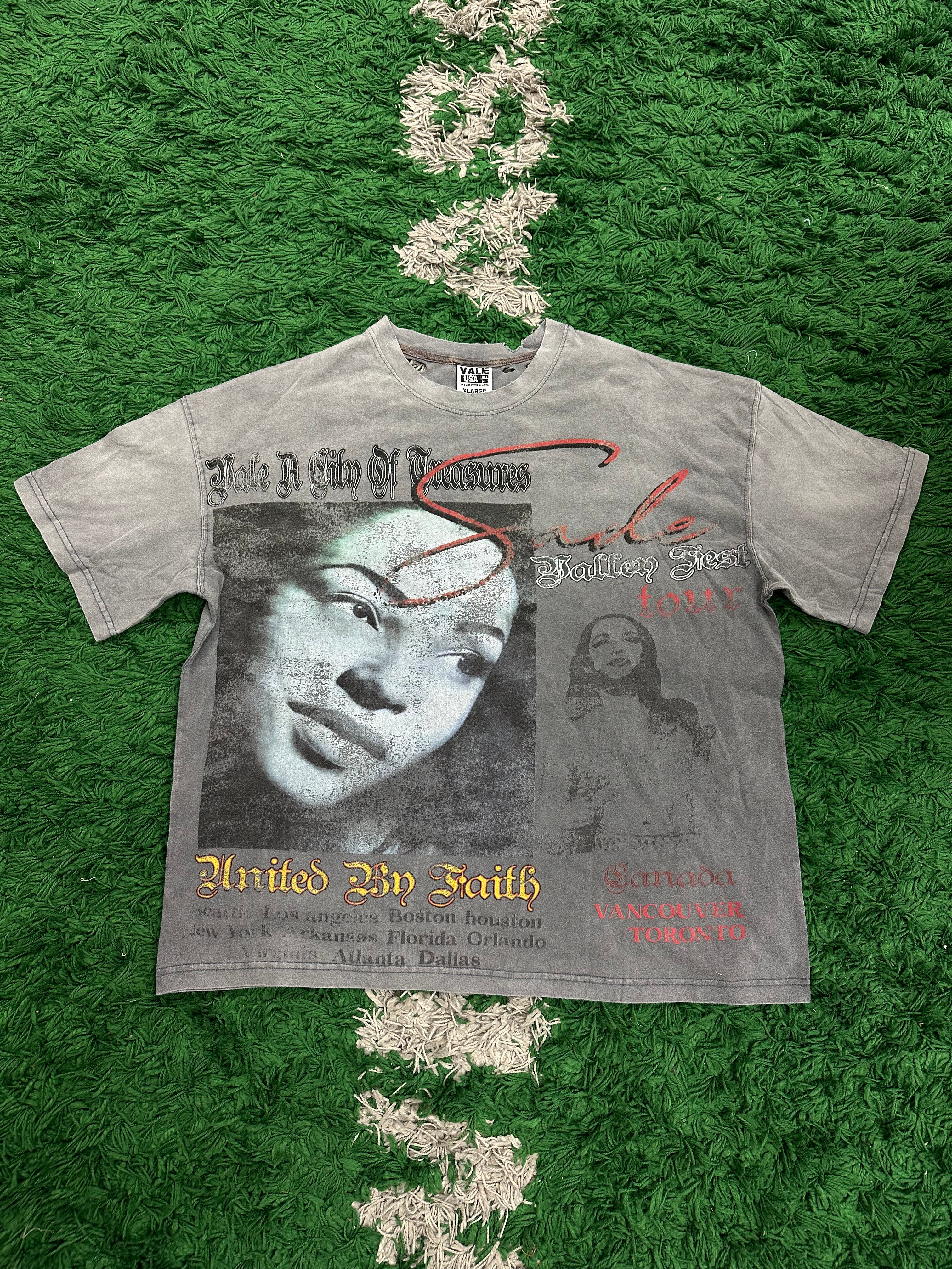 Vale Forever Thrashed Valley Tour Dark Grey Tee