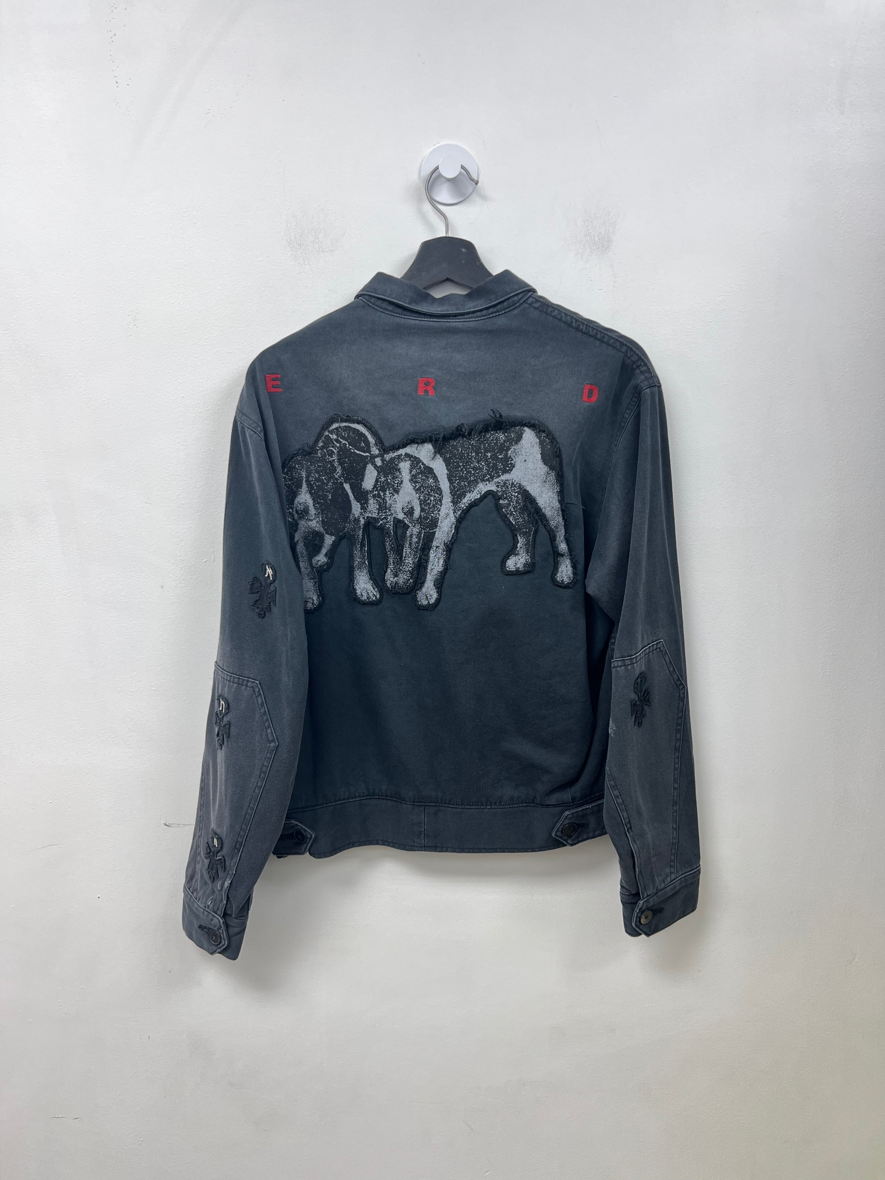ERD Black Chiens De Chasse Denim Jacket