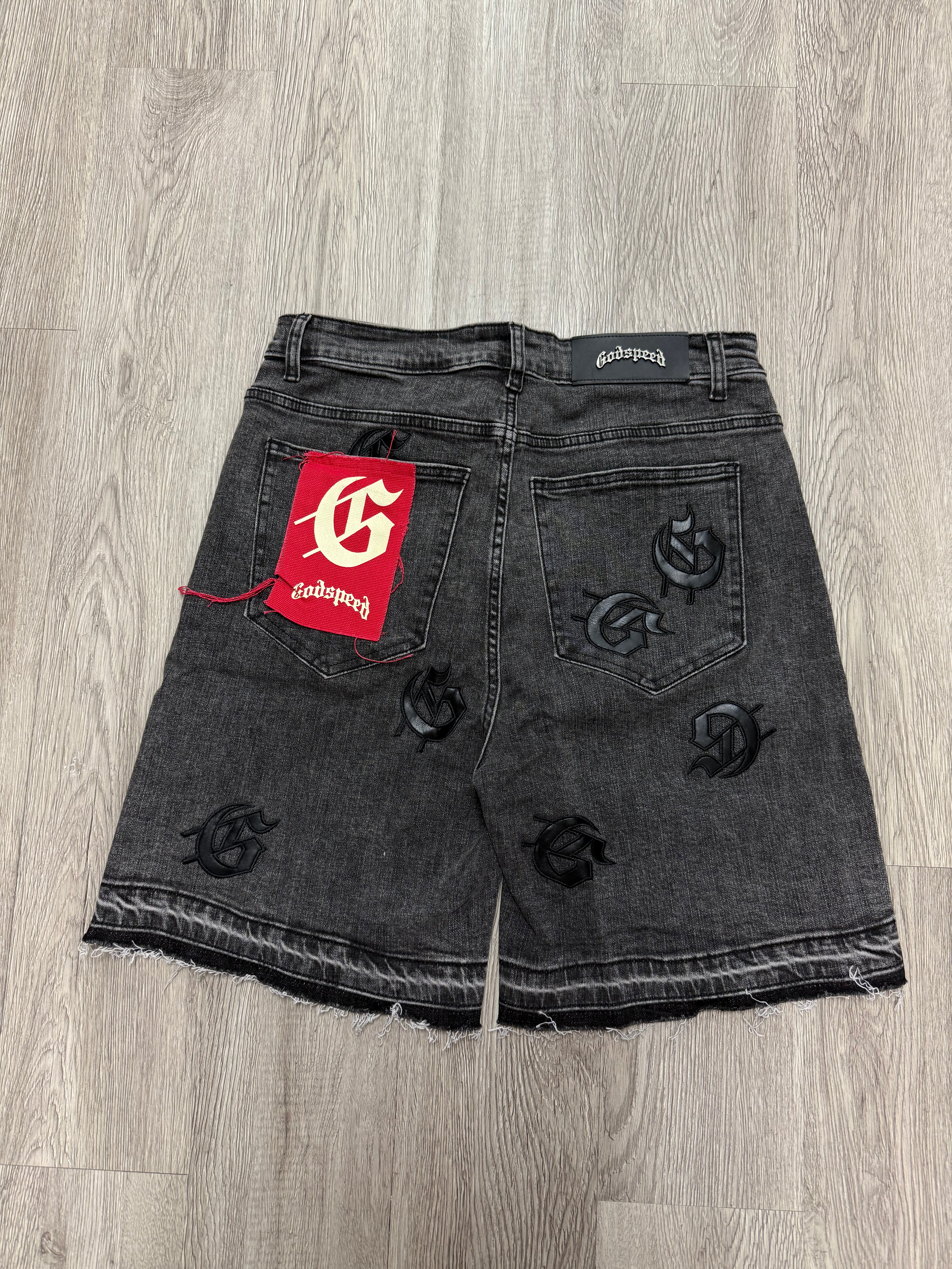 Godspeed Infinity Denim Shorts Grey Wash