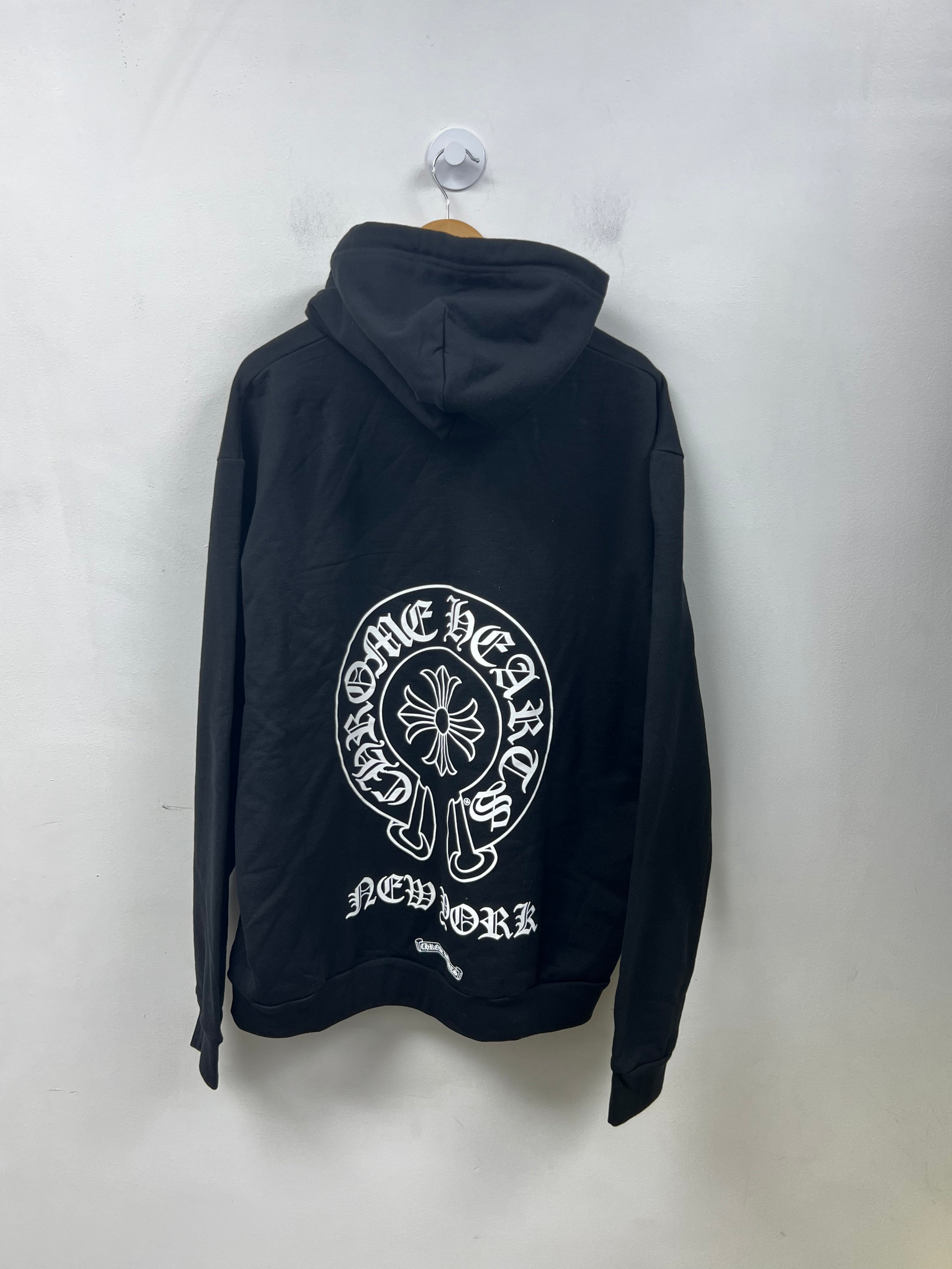 Chrome Hearts Black New York Horseshoe Hoodie