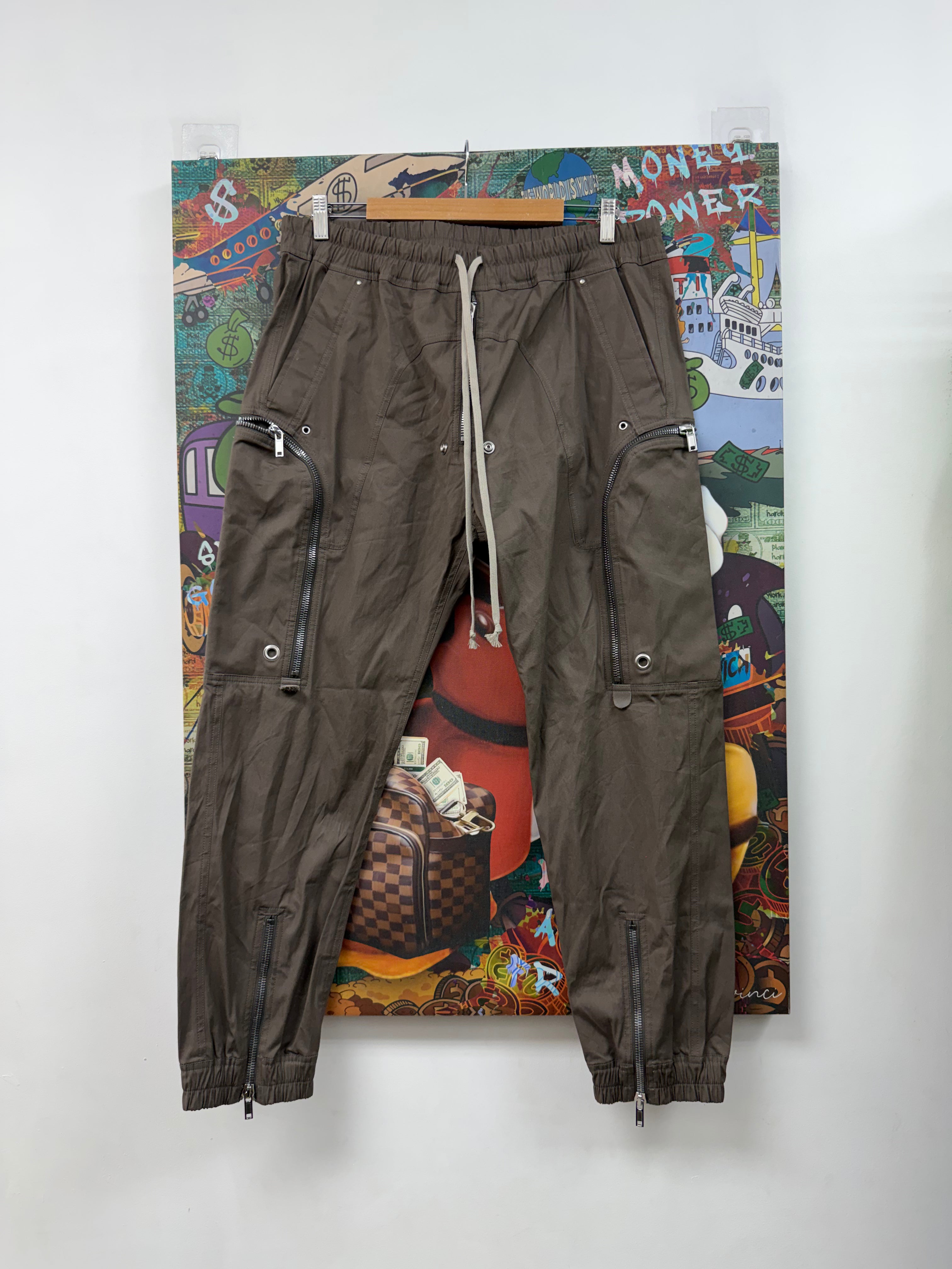 Rick Owens Brown Bauhaus Cargo (54) Pants