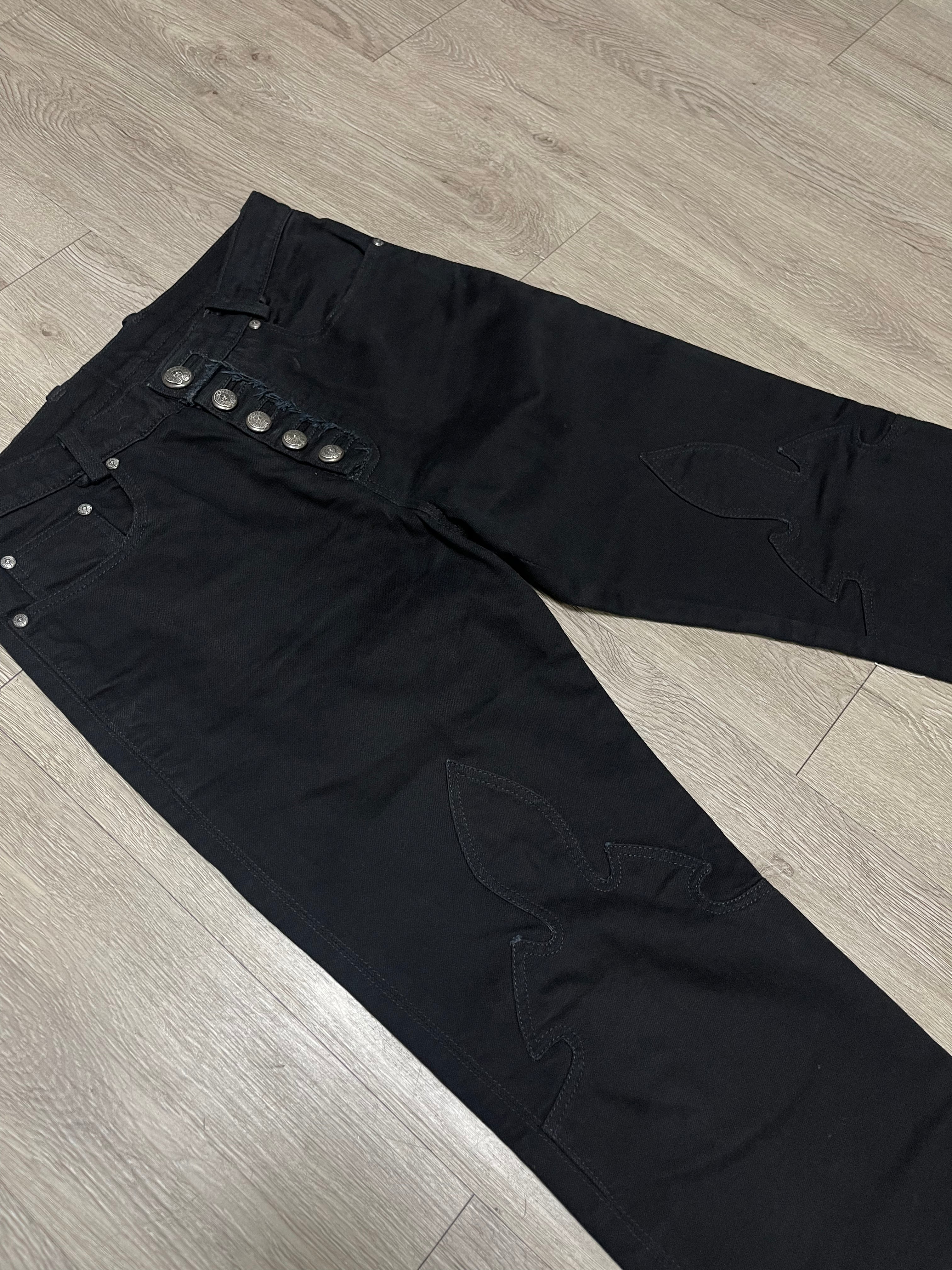 Chrome Hearts Black Jeans