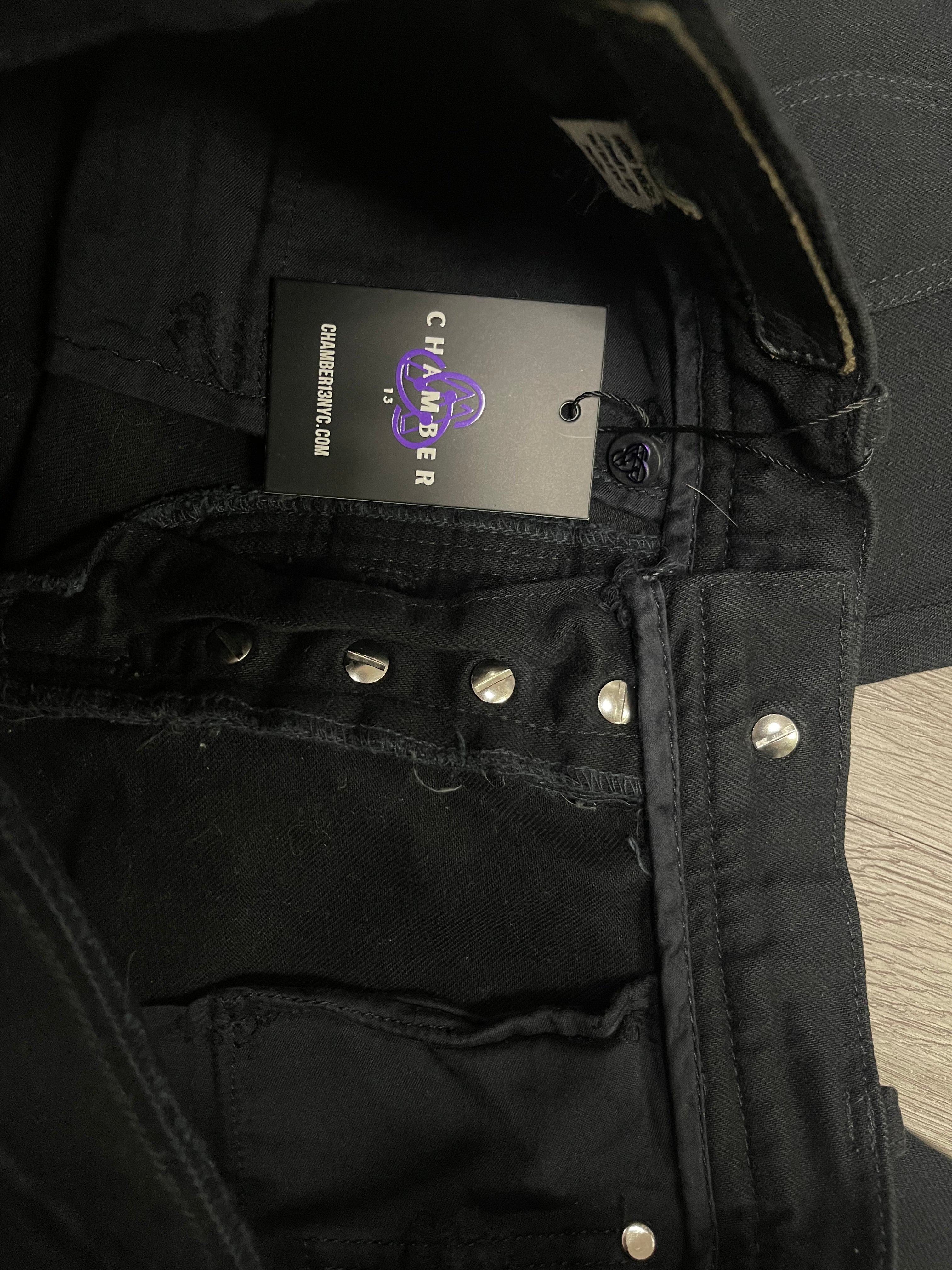 Chrome Hearts Black Jeans