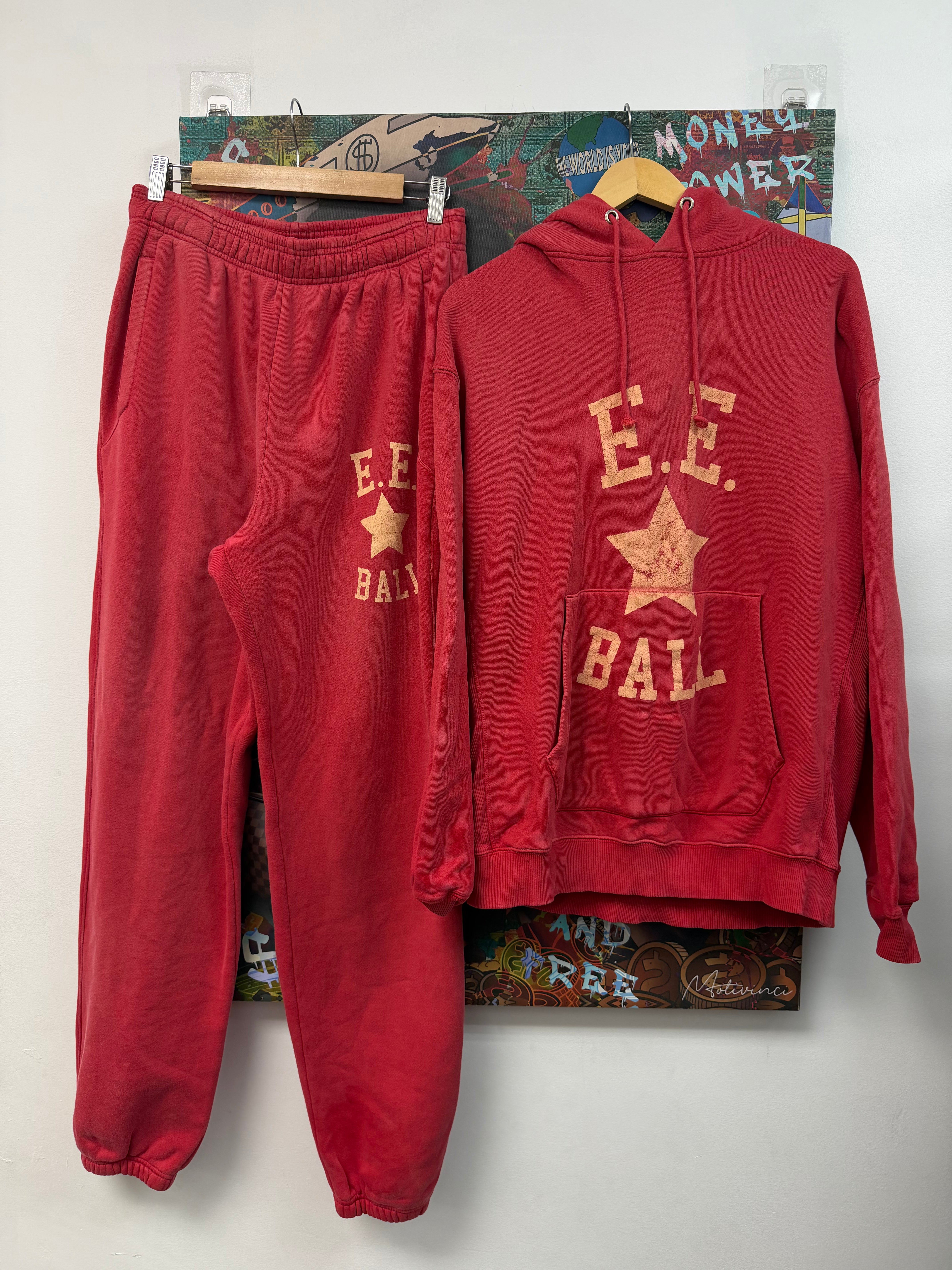 Eric Emanuel Ball Red Sweatsuit