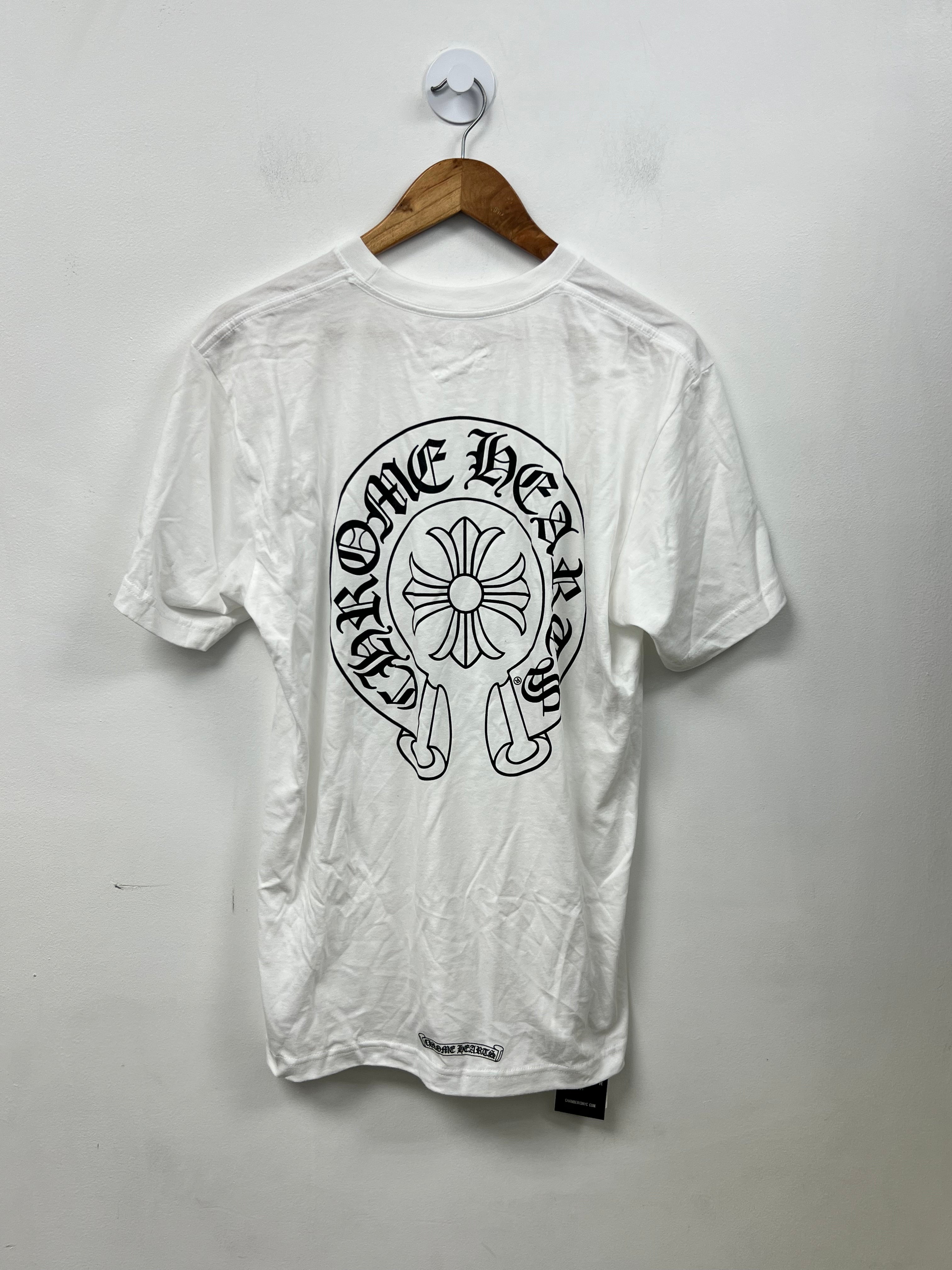 Chrome  Hearts White Horseshoe Tee