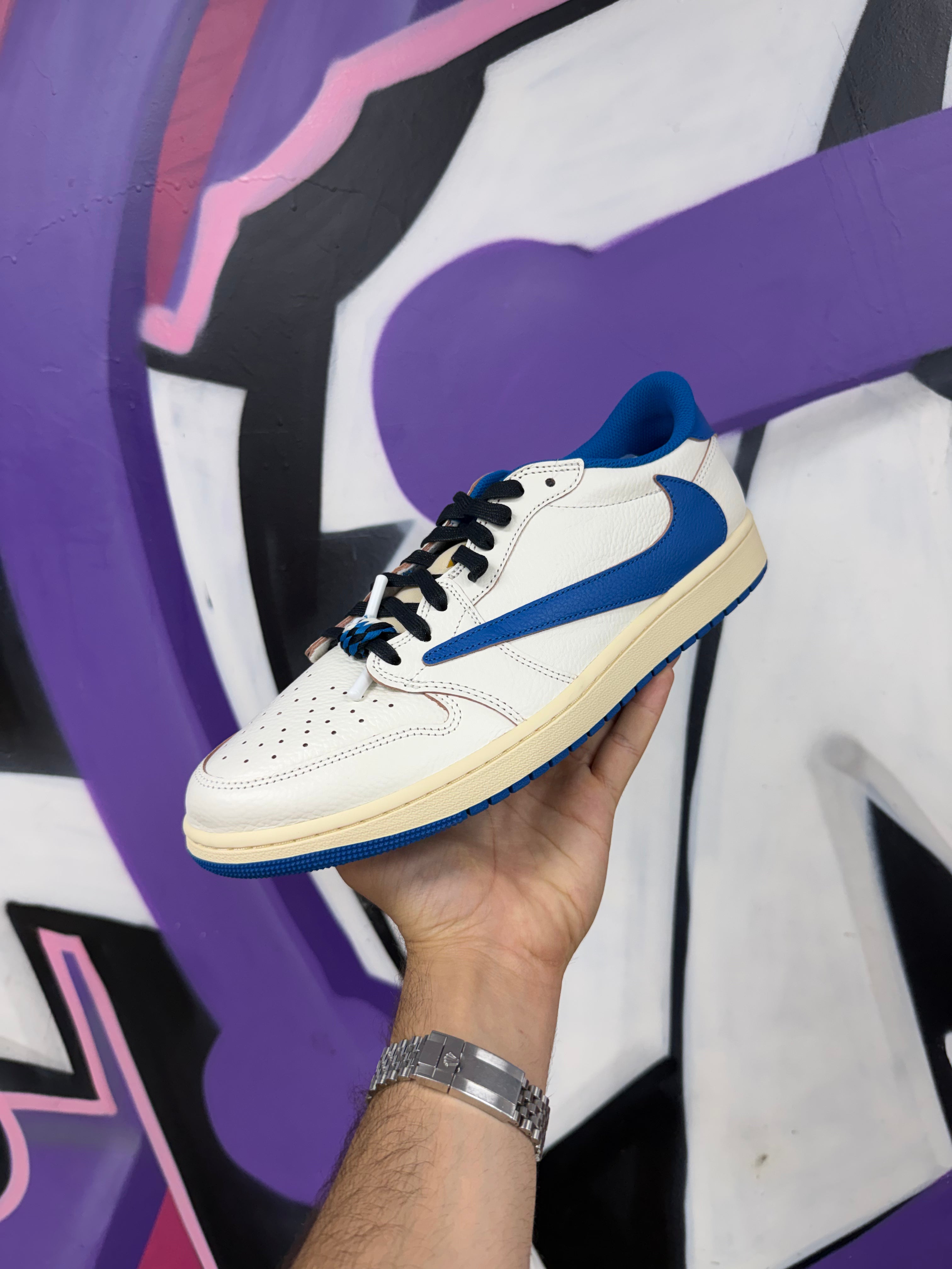 Jordan 1 Low Travis Scott Fragment #2 Sneakers