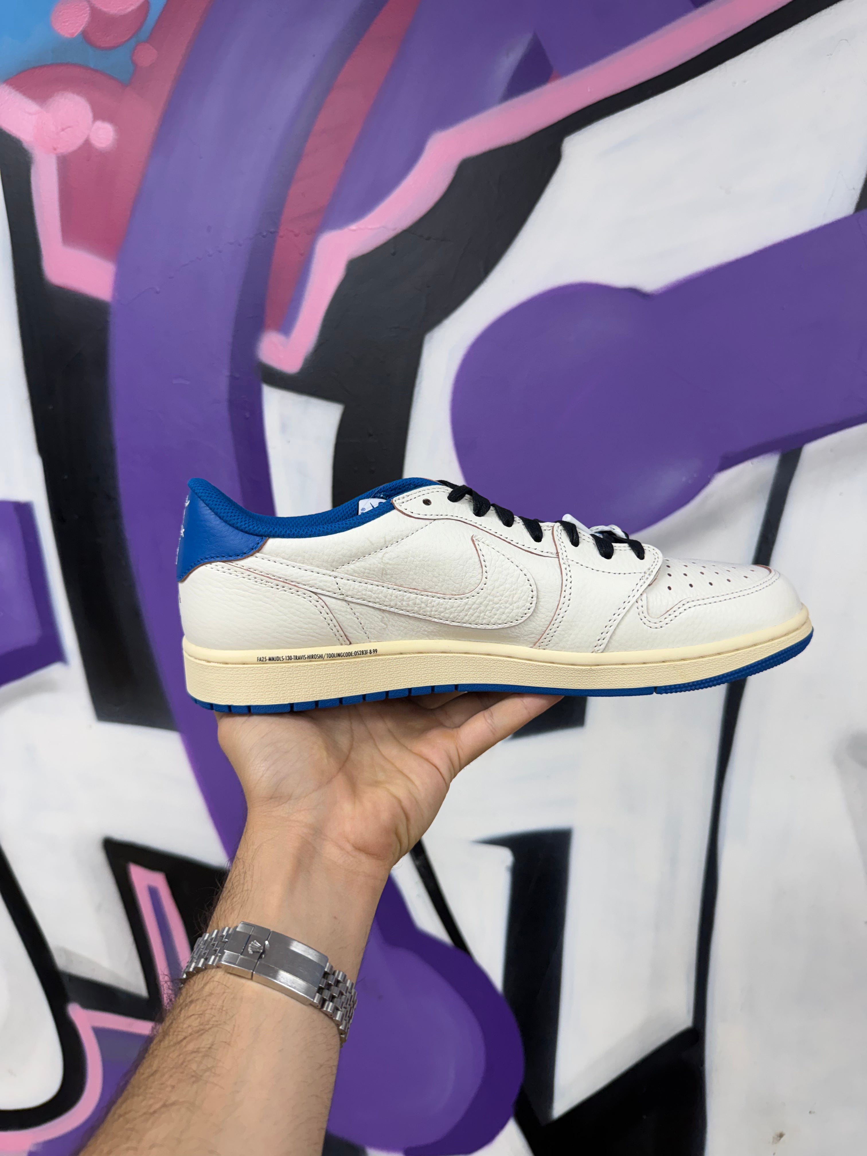 Jordan 1 Low Travis Scott Fragment #2 Sneakers