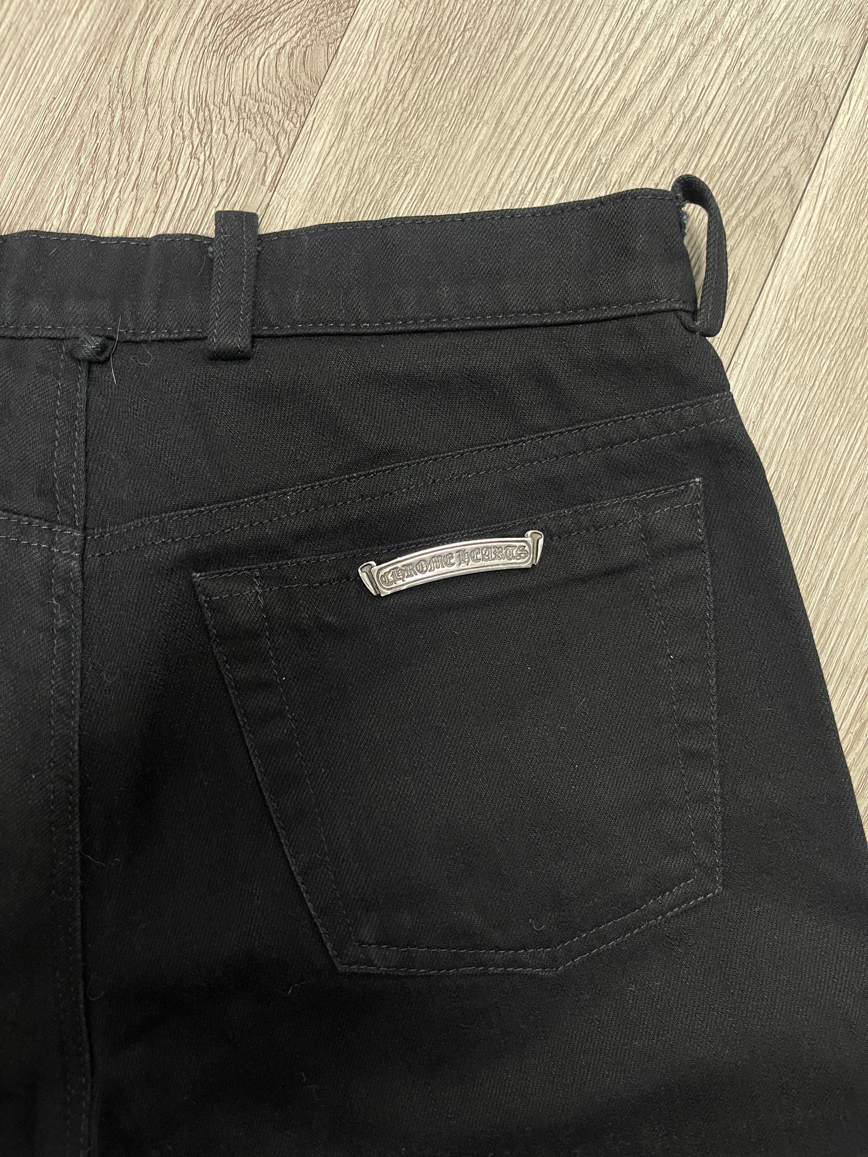 Chrome Hearts Black Jeans