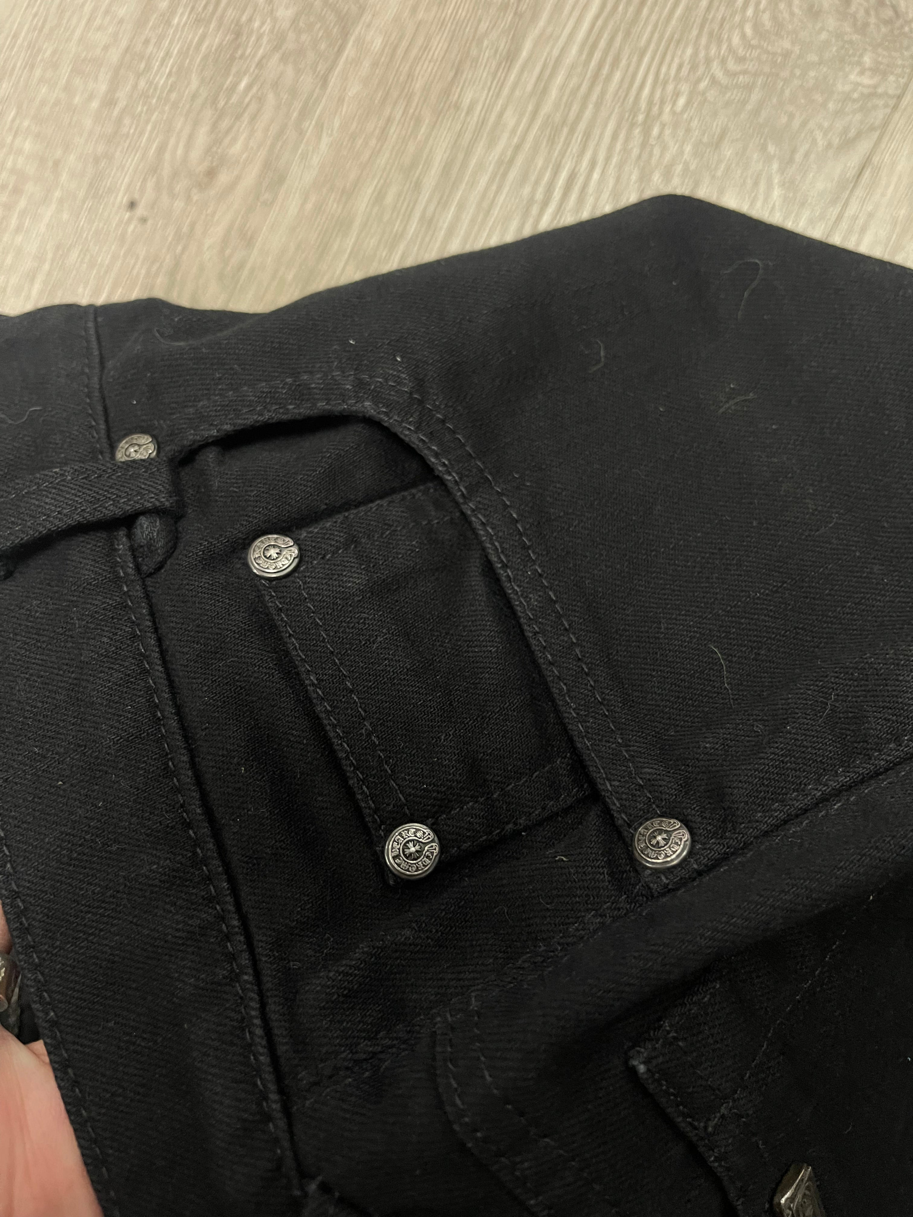 Chrome Hearts Black Jeans