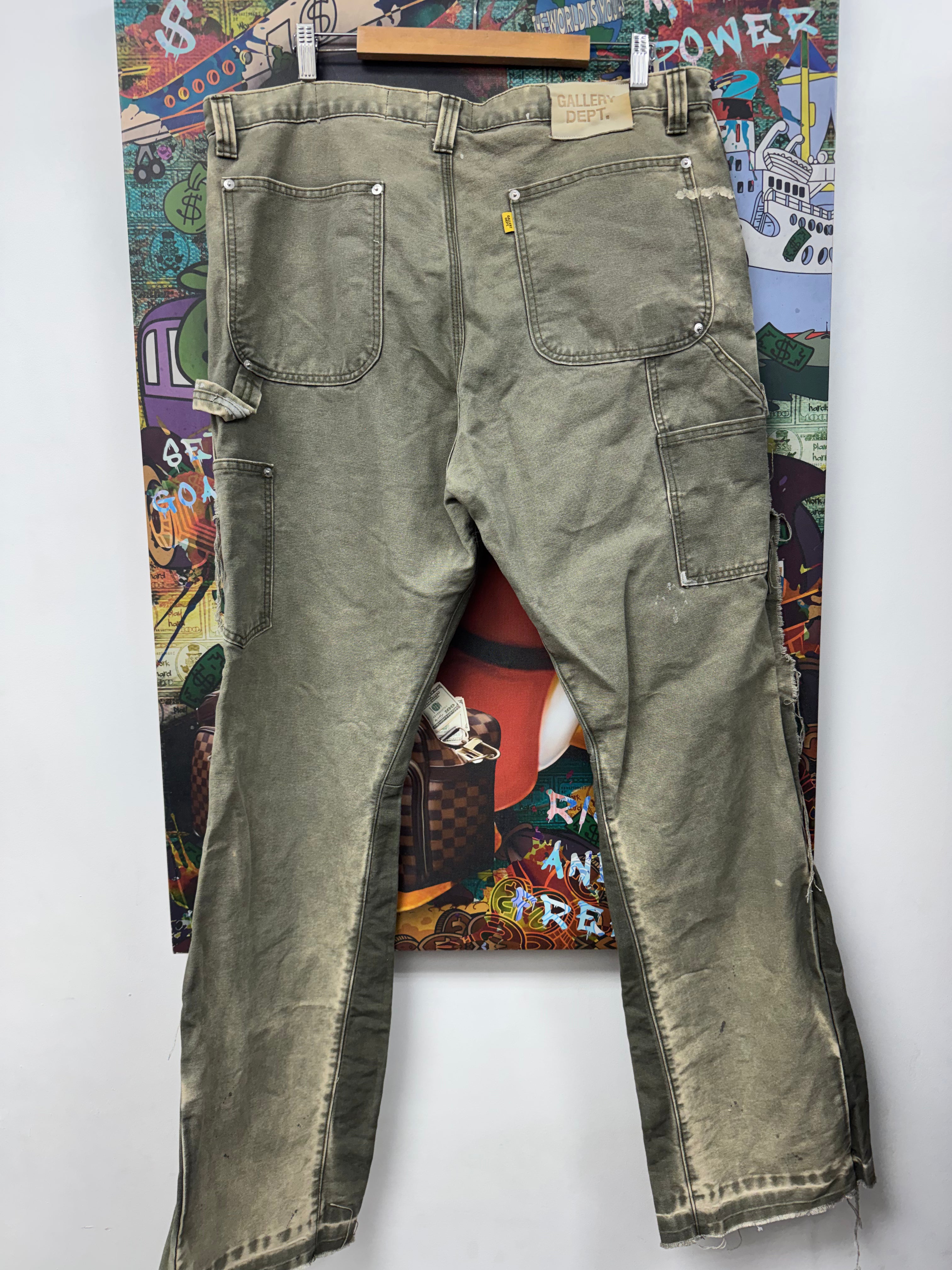 Gallery Dept. Olive Flared Jeans