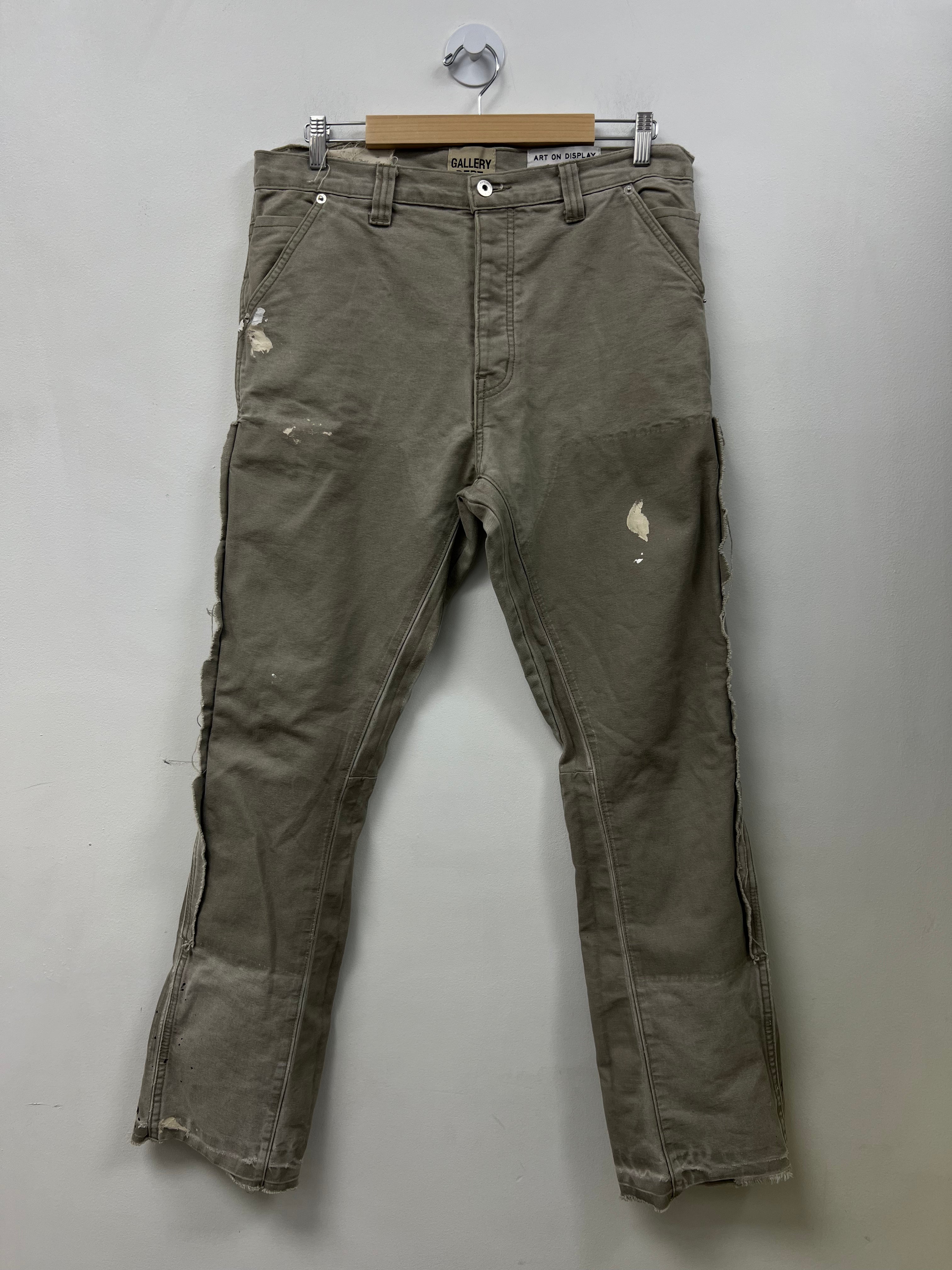 Gallery Dept Grey Paint Splatter Jeans