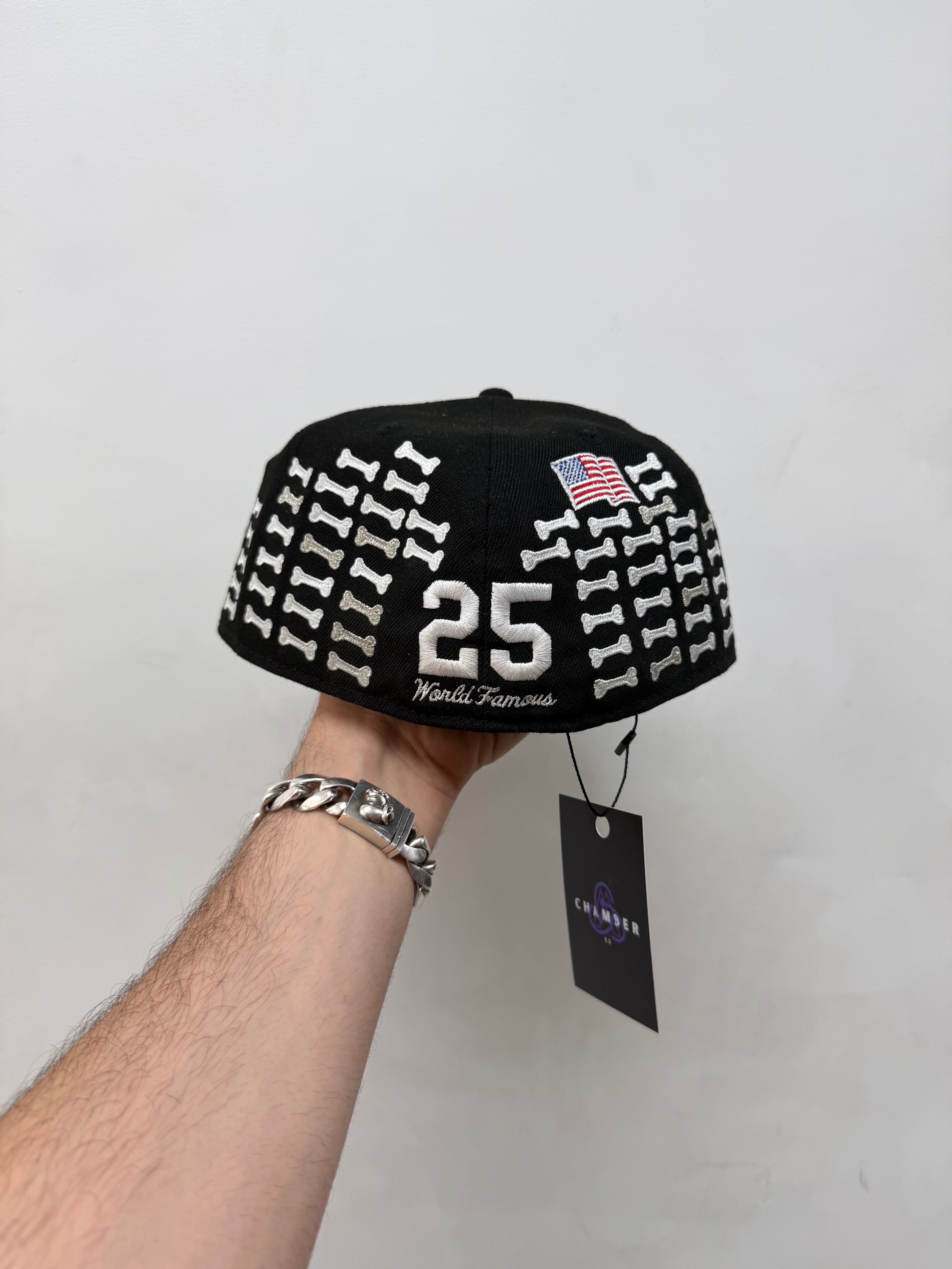 Supreme Black Bone Bogo (7 1-4) Fitted Cap