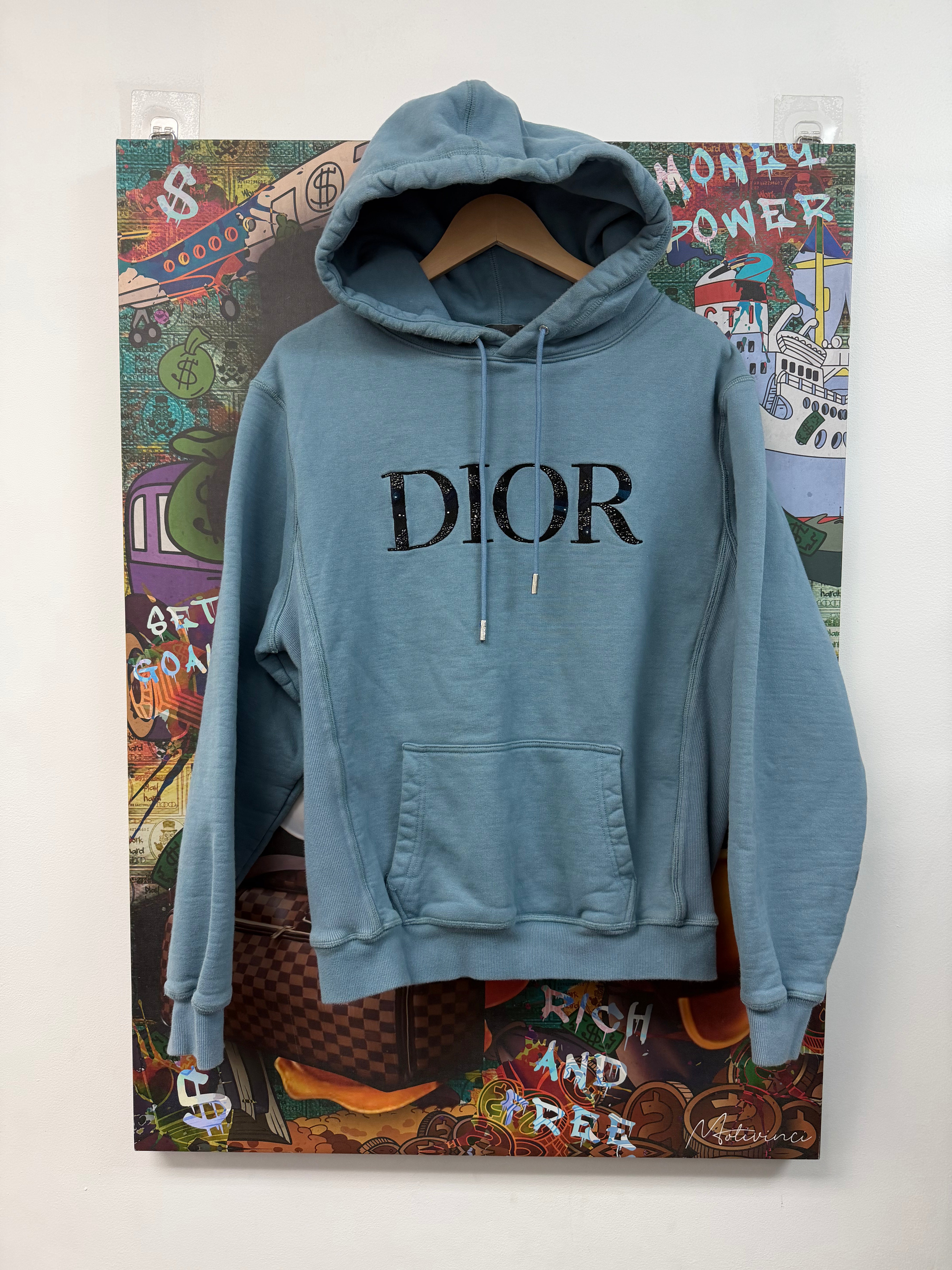 Dior Blue Galaxy Hoodie