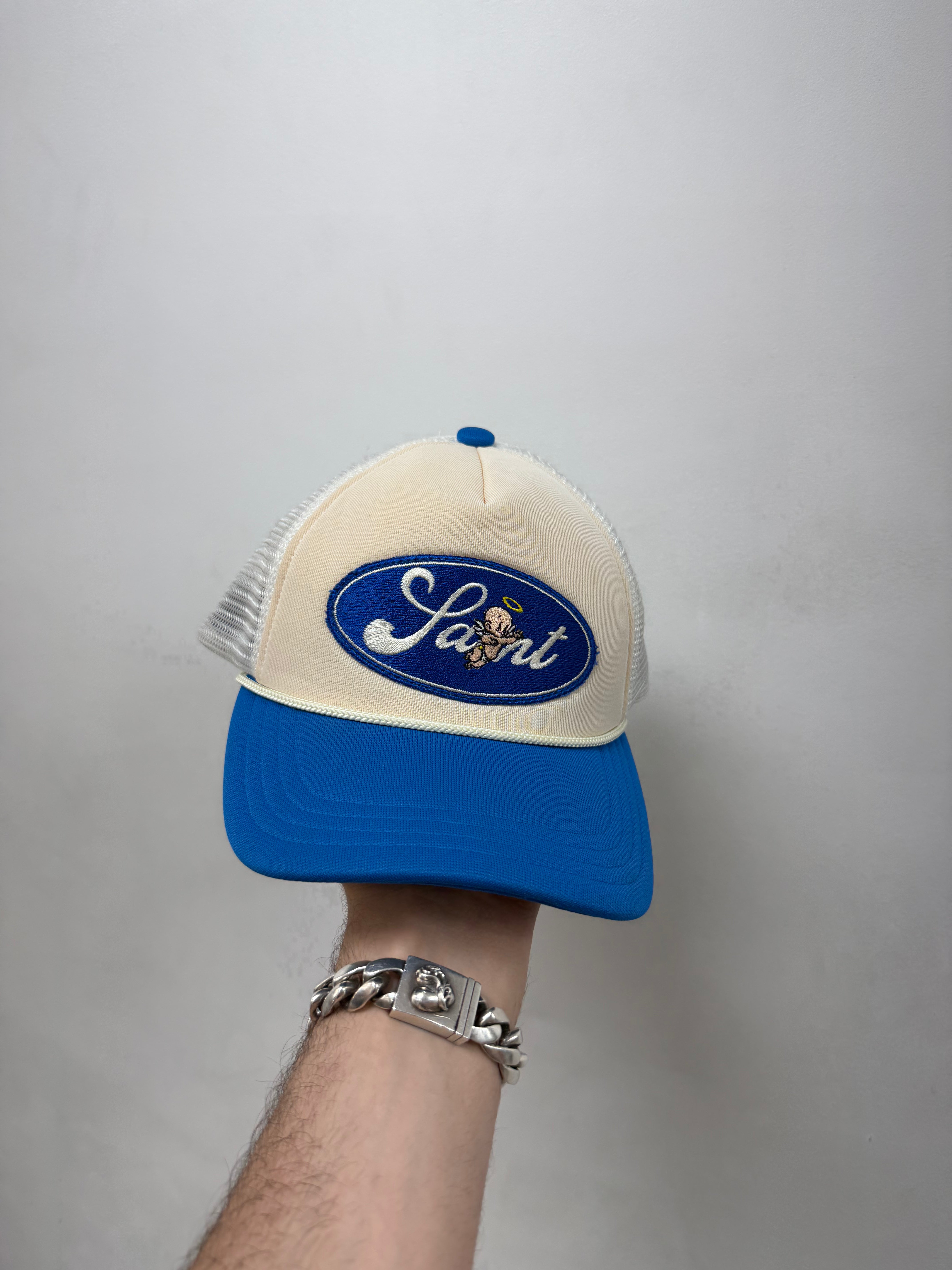 Saint Michael Cream Ford Baby Angel Cap