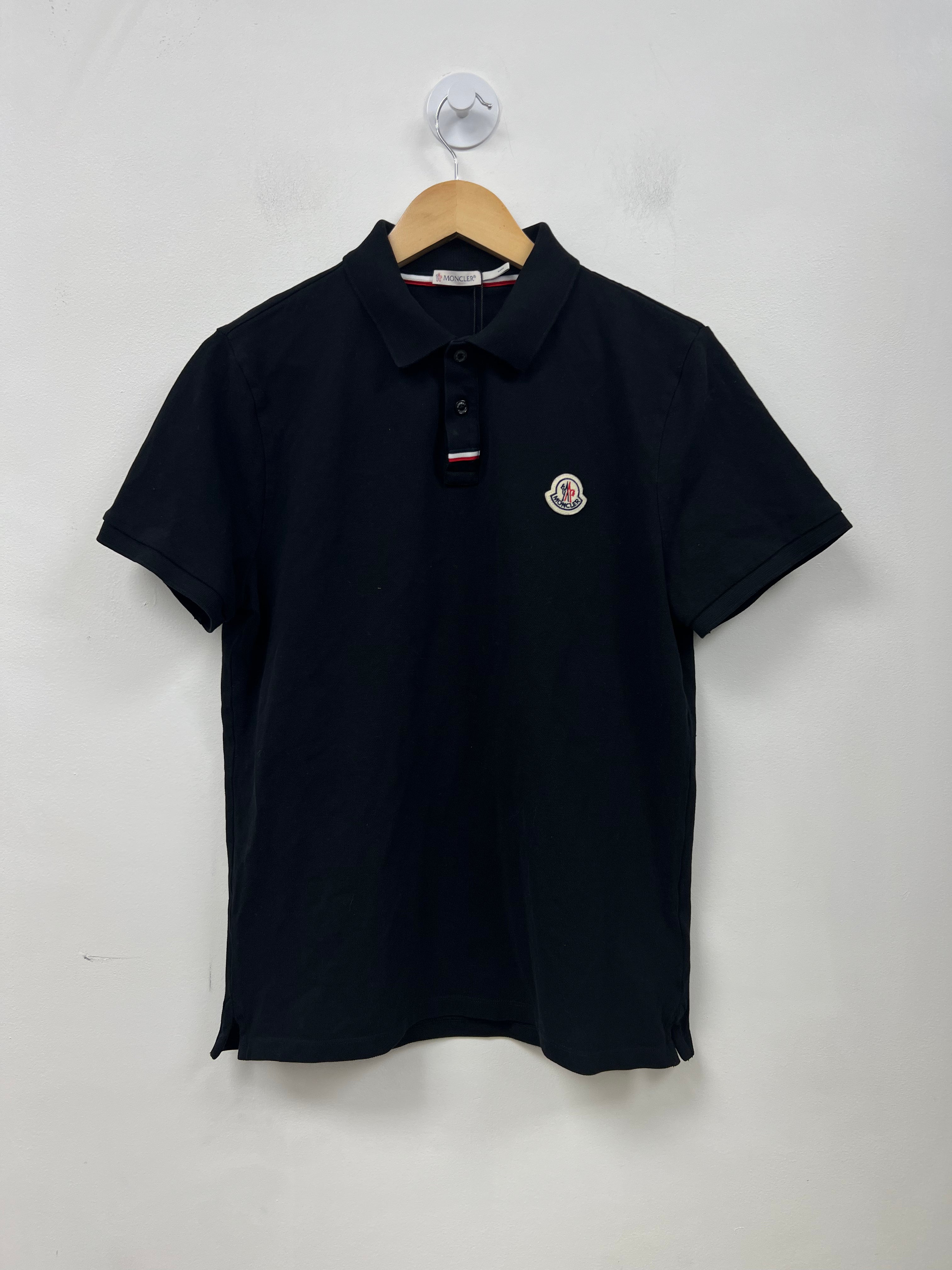 Moncler Black Polo Shirt