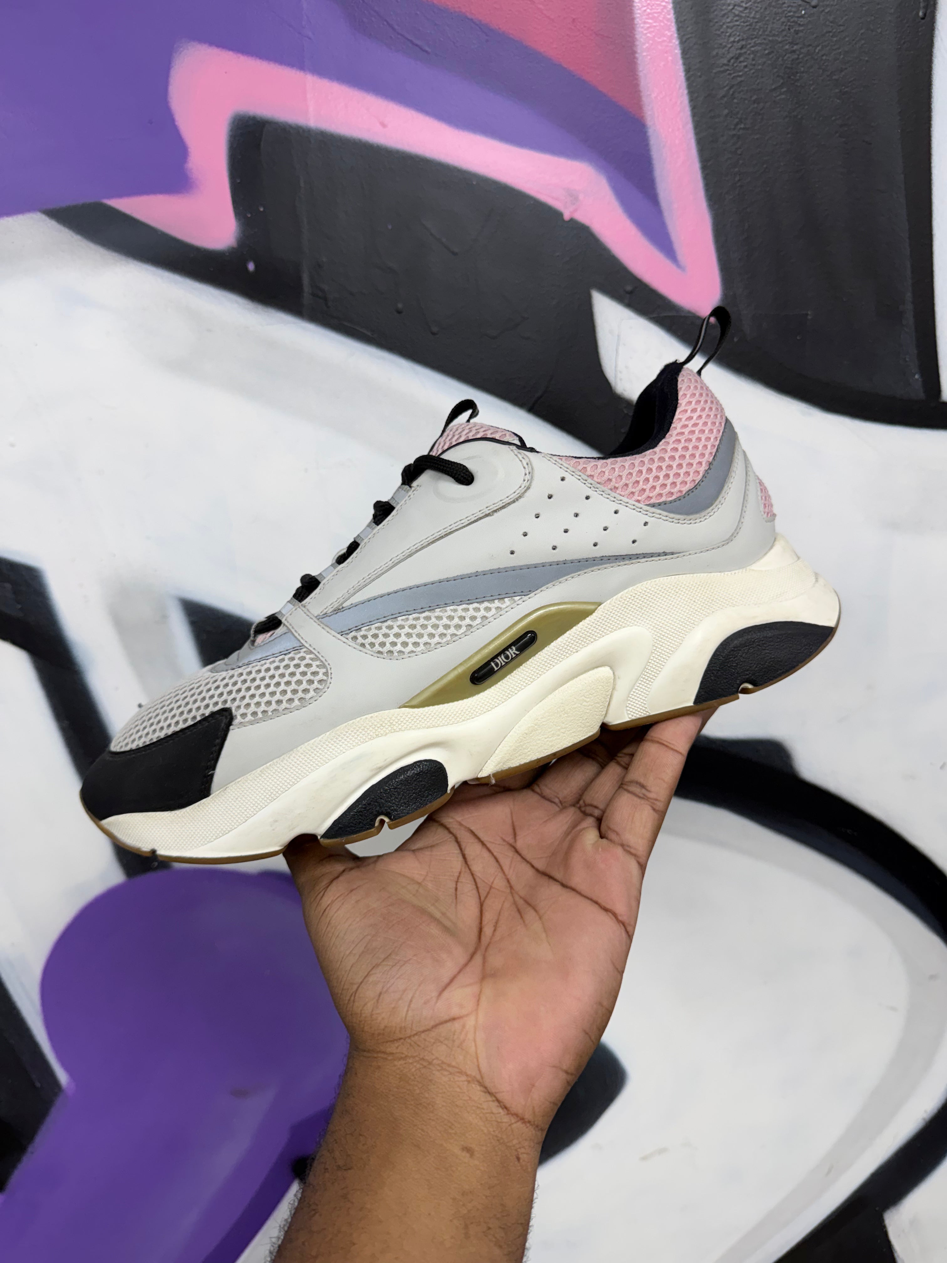Dior B22 Pink Gum Sneakers