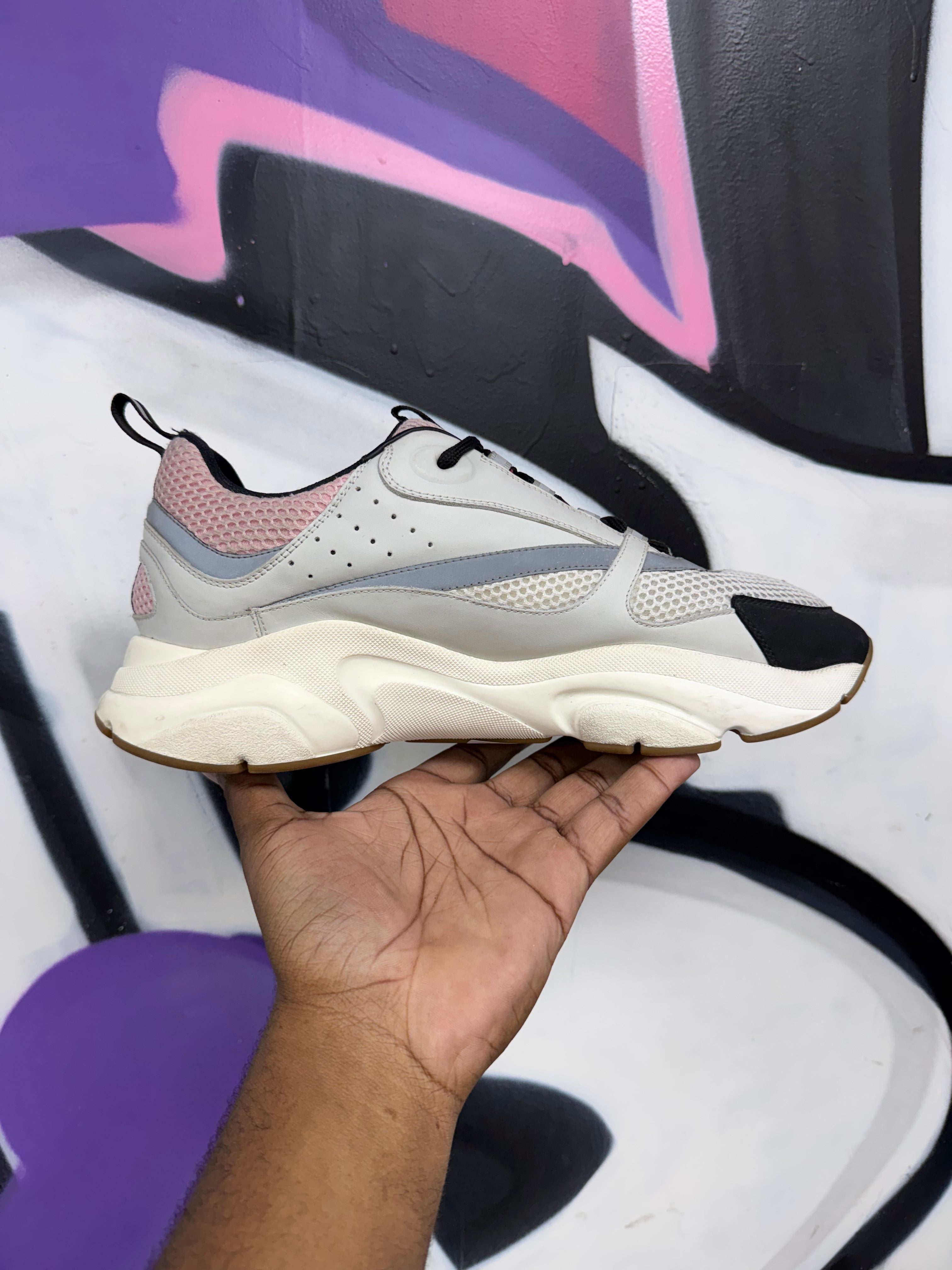 Dior B22 Pink Gum Sneakers
