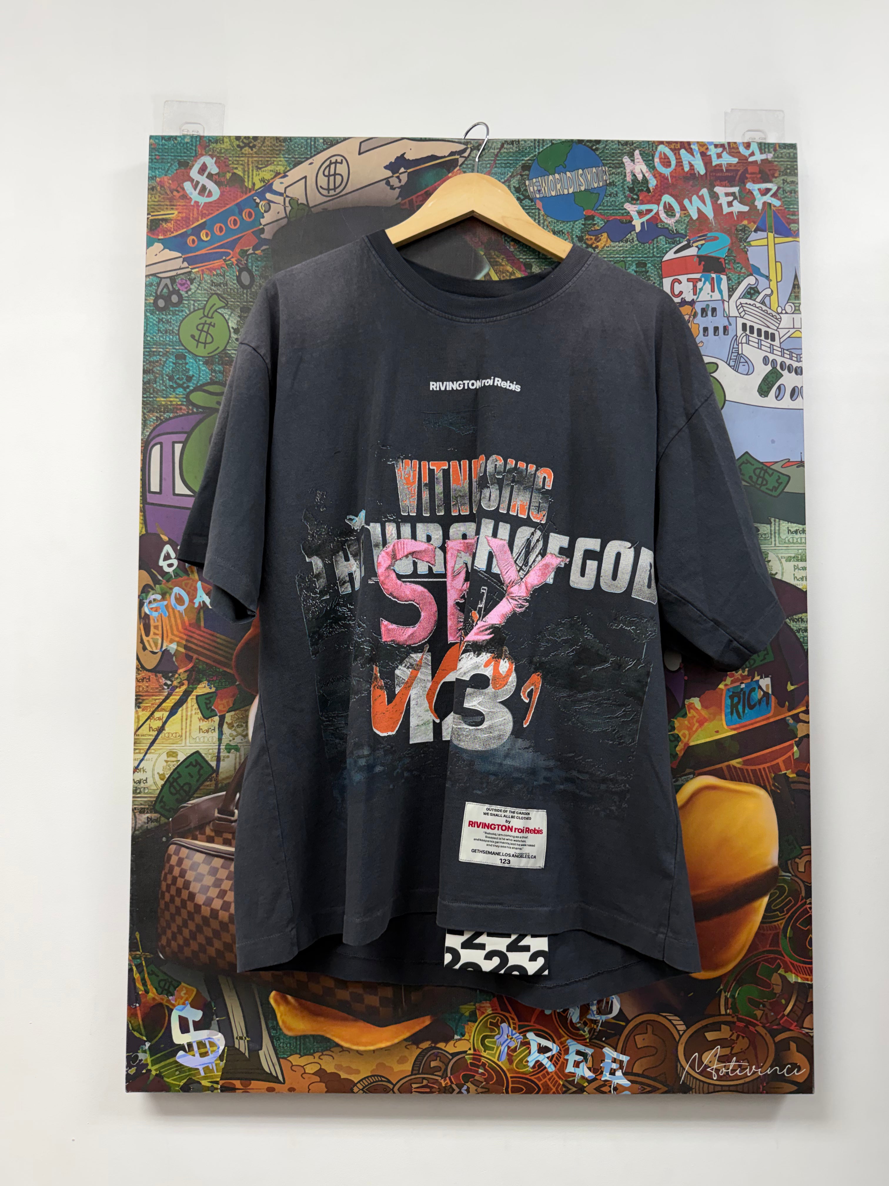 Rivington Black Wash Orange Pink Sex (2) Tee