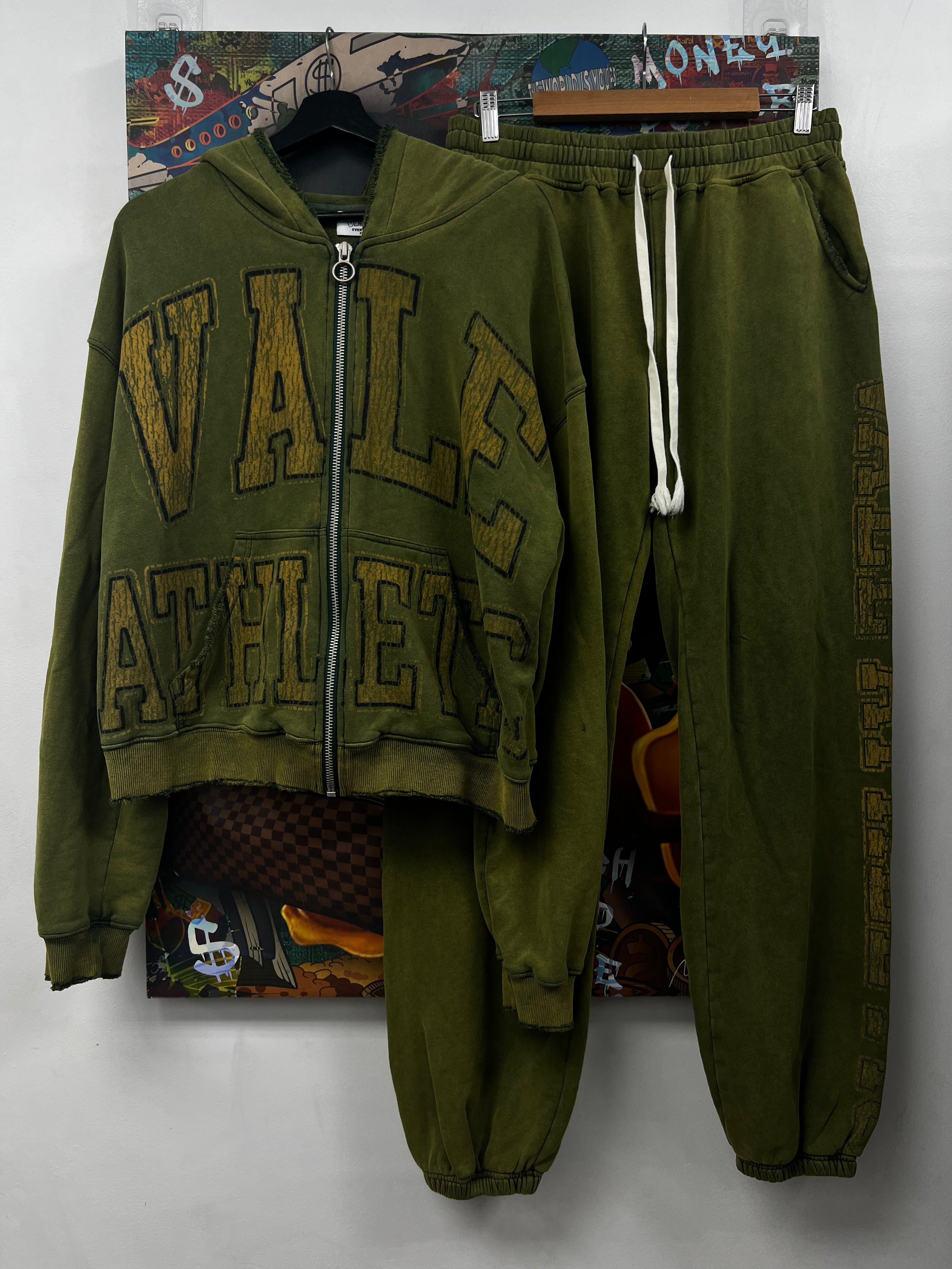 Vale Olive Athletics Sweatsuit