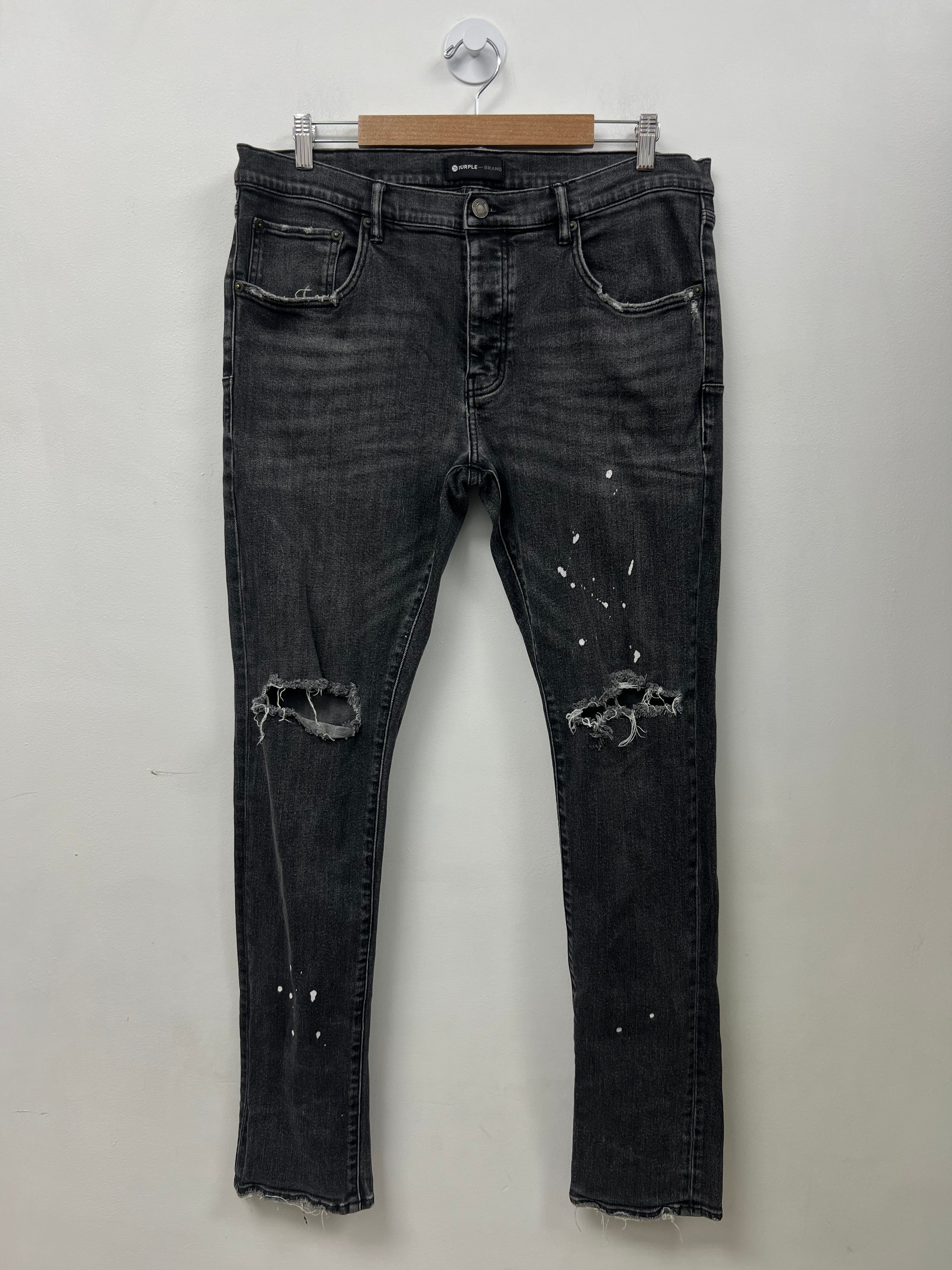 Purple Brand Black Jeans