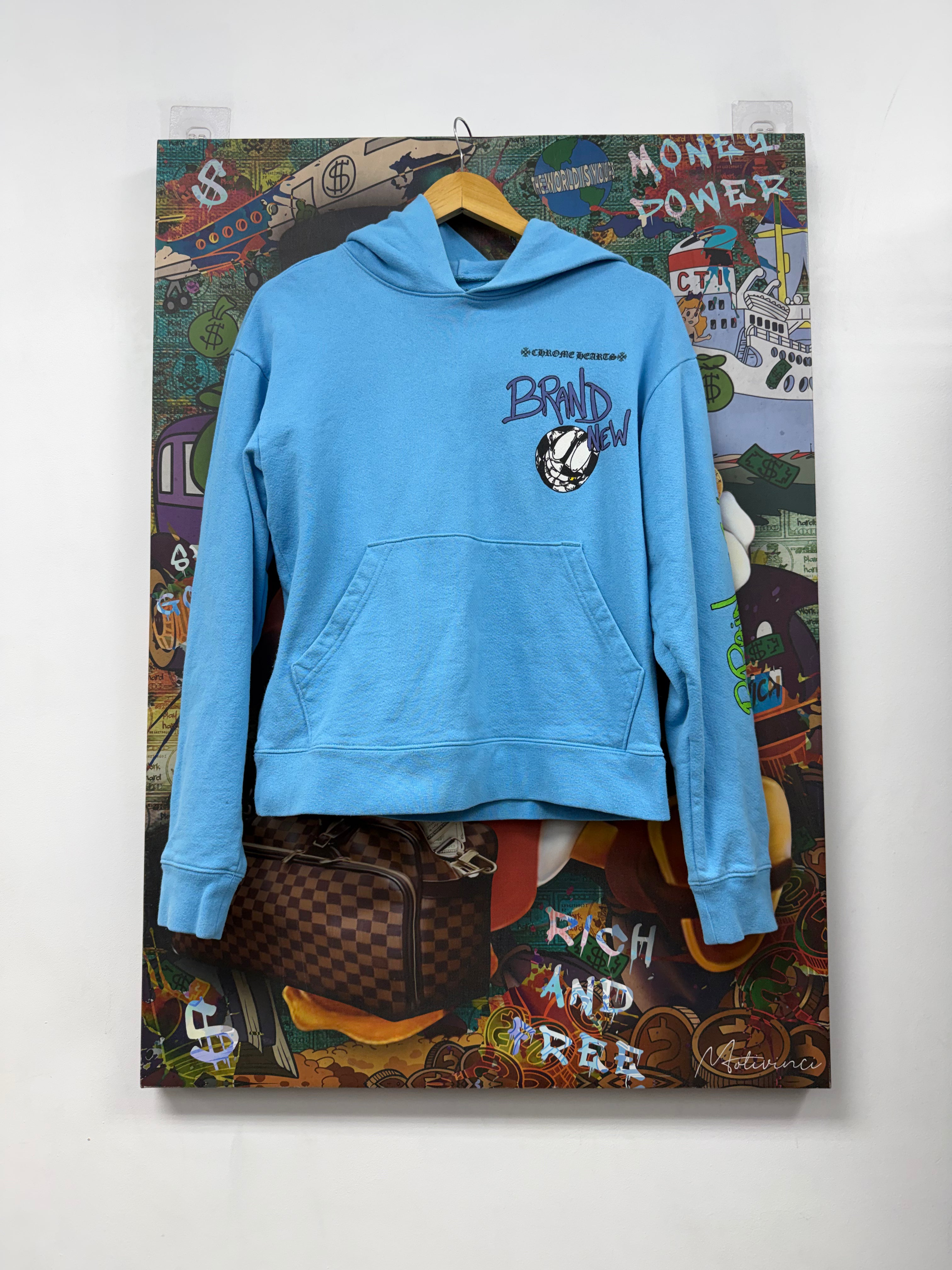 Chrome Hearts Matty Boy Brand New Baby Blue Hoodie