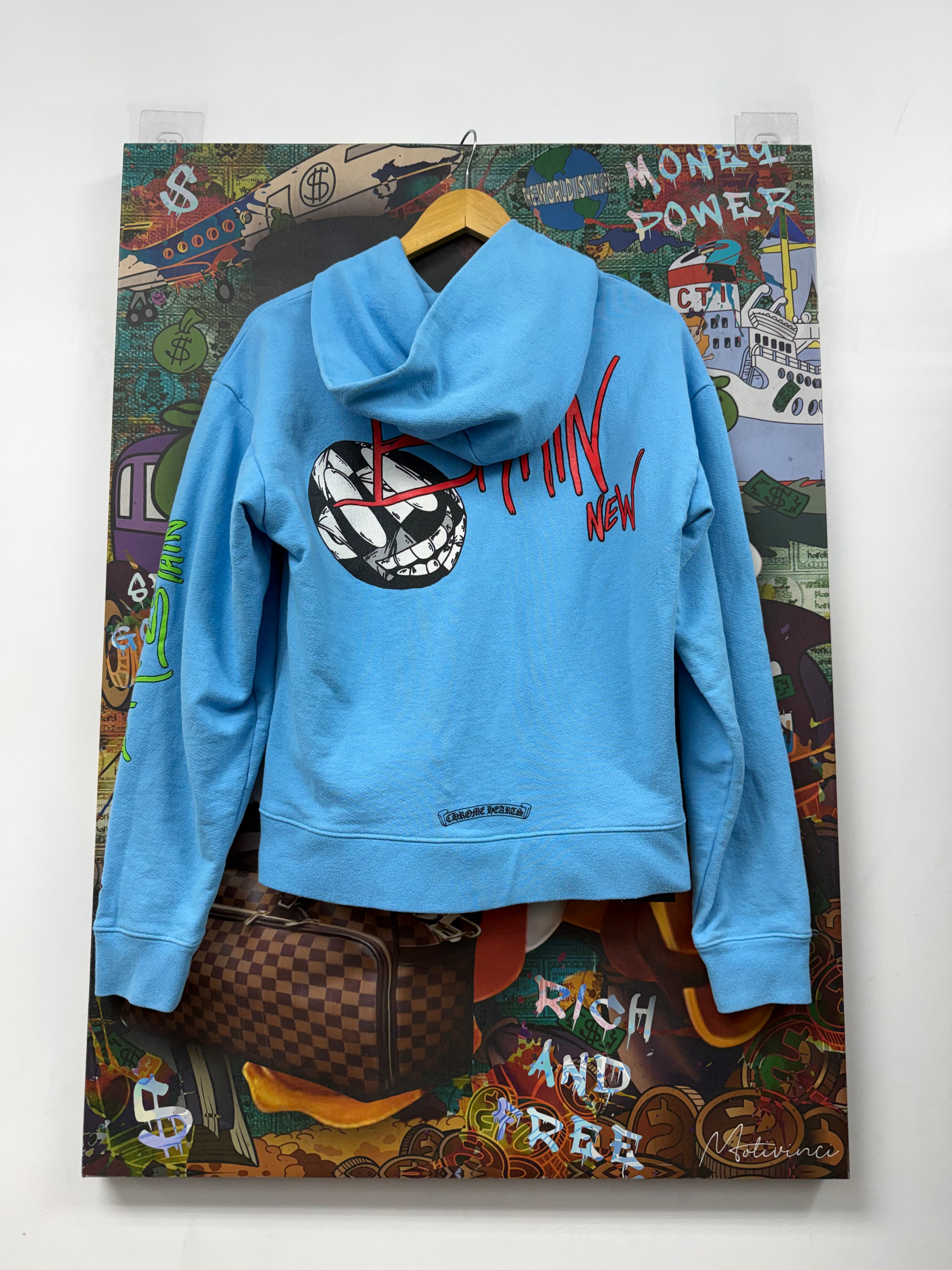 Chrome Hearts Matty Boy Brand New Baby Blue Hoodie