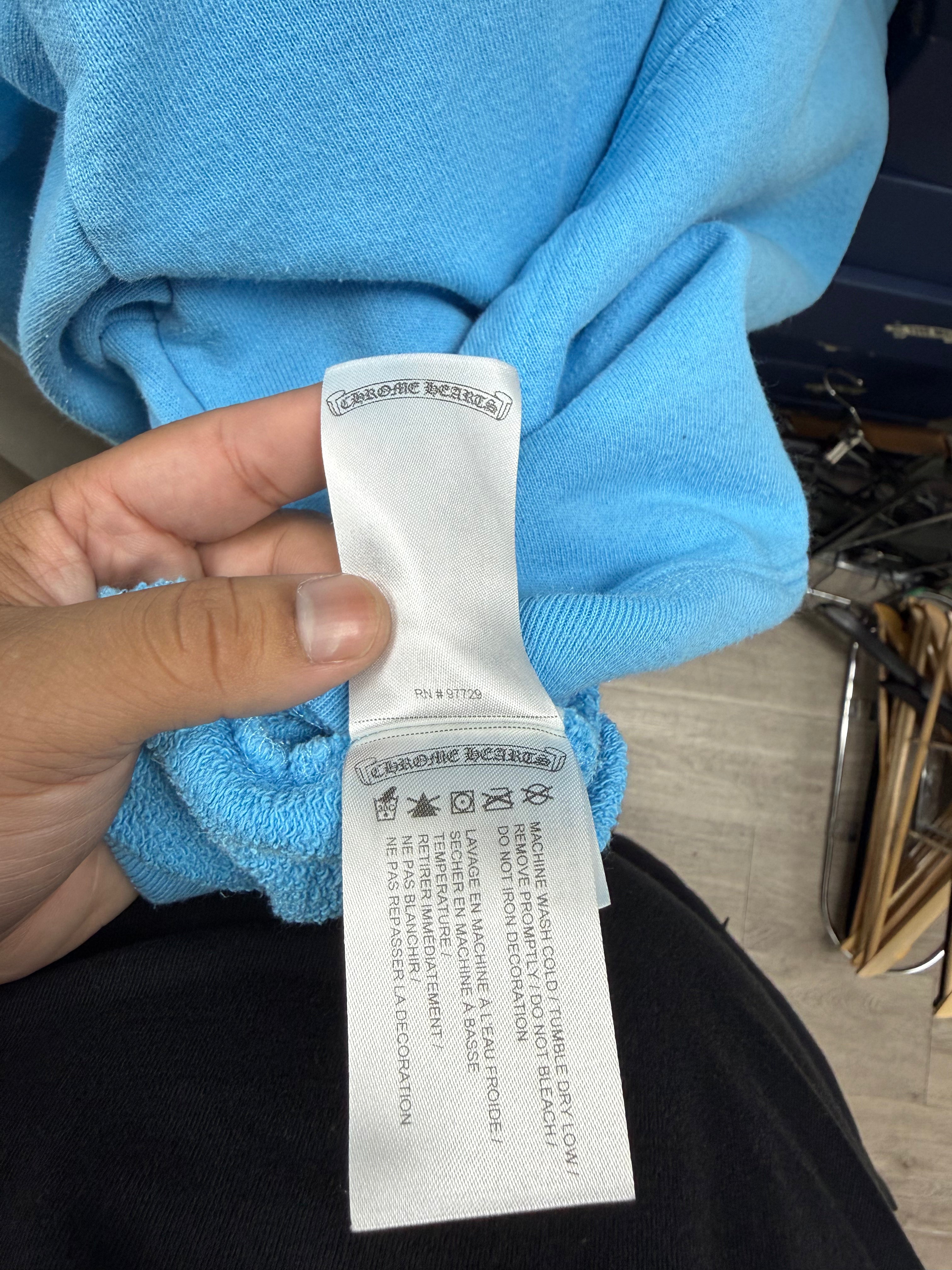 Chrome Hearts Matty Boy Brand New Baby Blue Hoodie