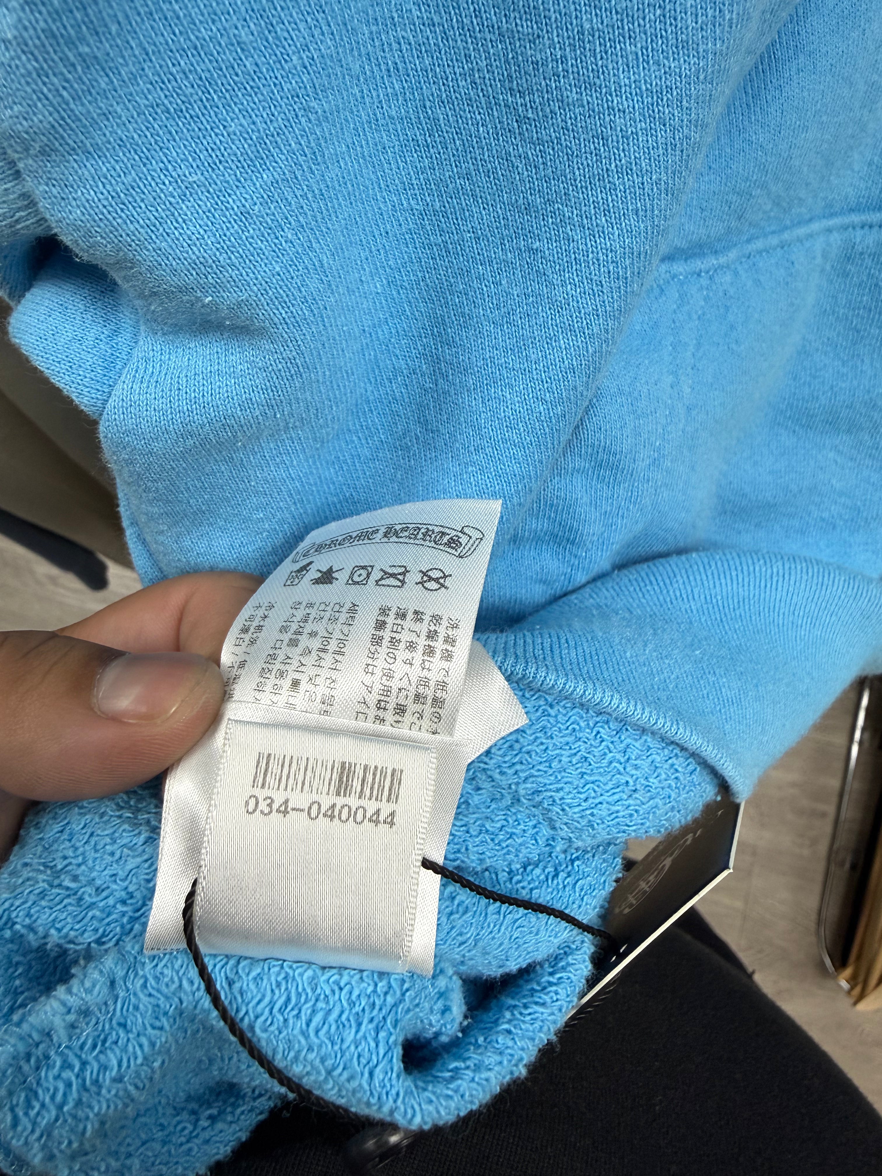 Chrome Hearts Matty Boy Brand New Baby Blue Hoodie