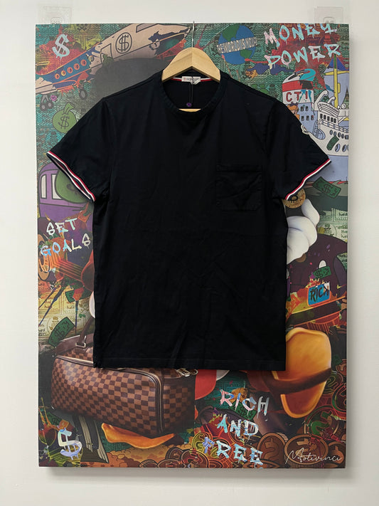Moncler Black Red Blue Tee Used