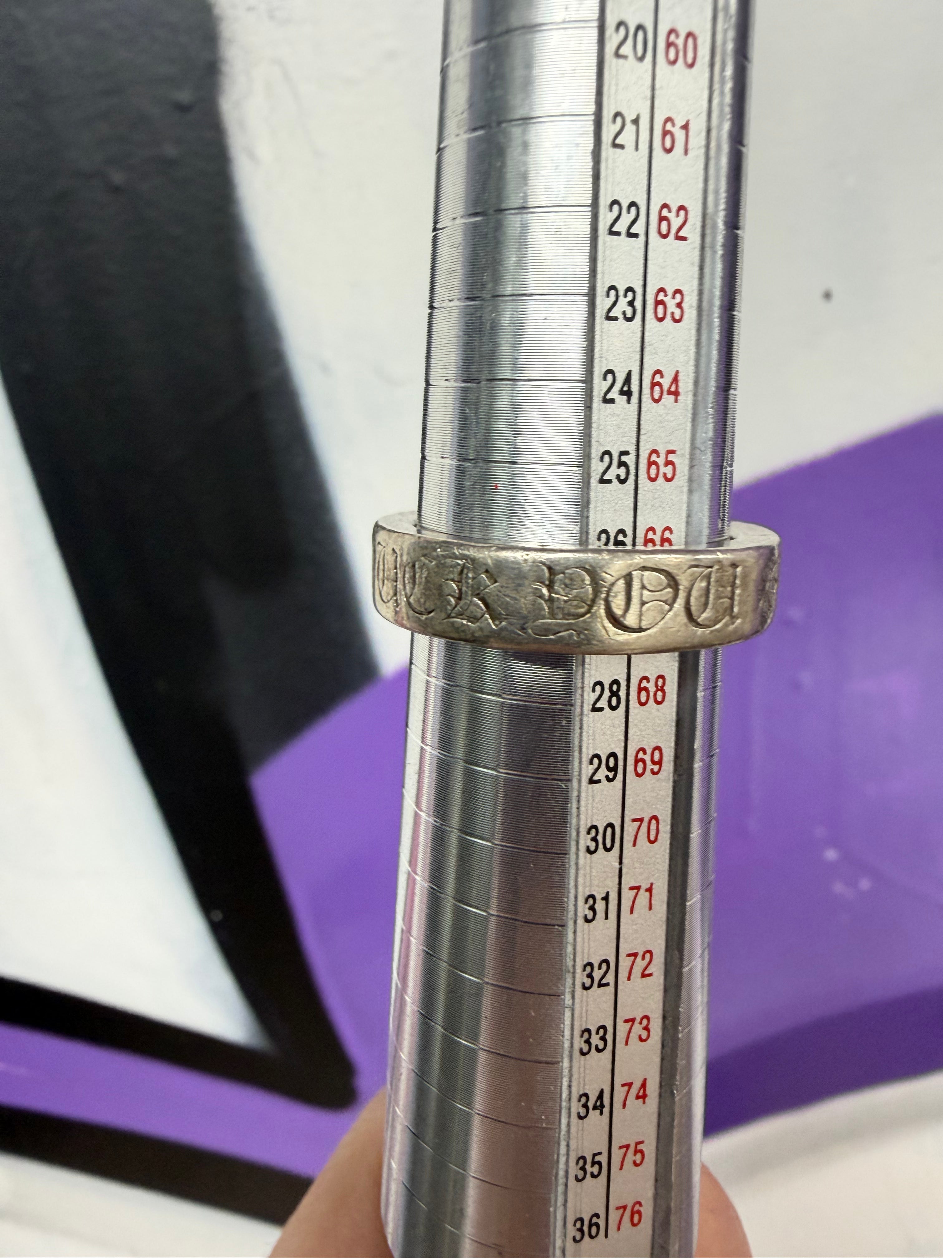 Chrome Hearts Silver F*ck You Ring
