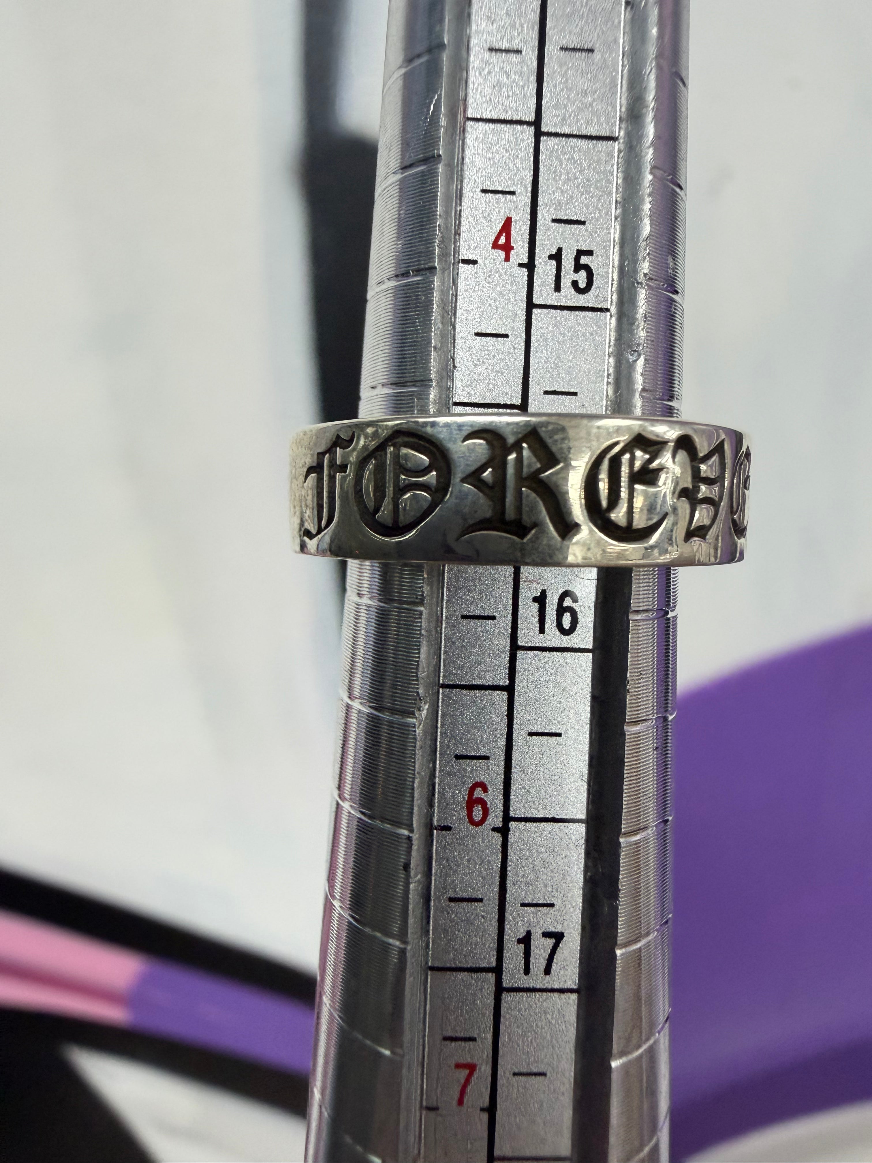 Chrome Hearts NY Forever 6MM Spacer Ring Ring