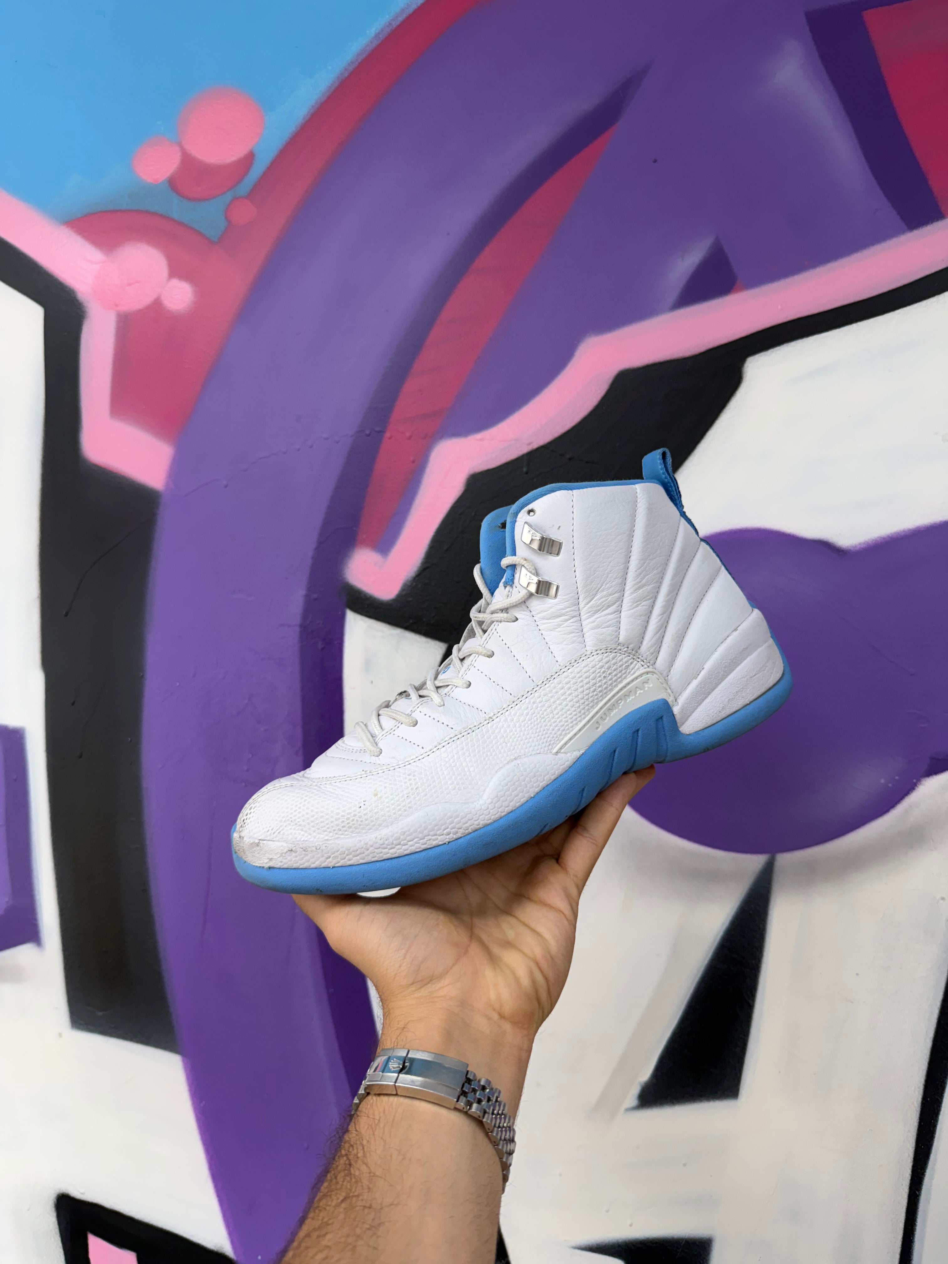 Jordan 12 Carolina Sneakers