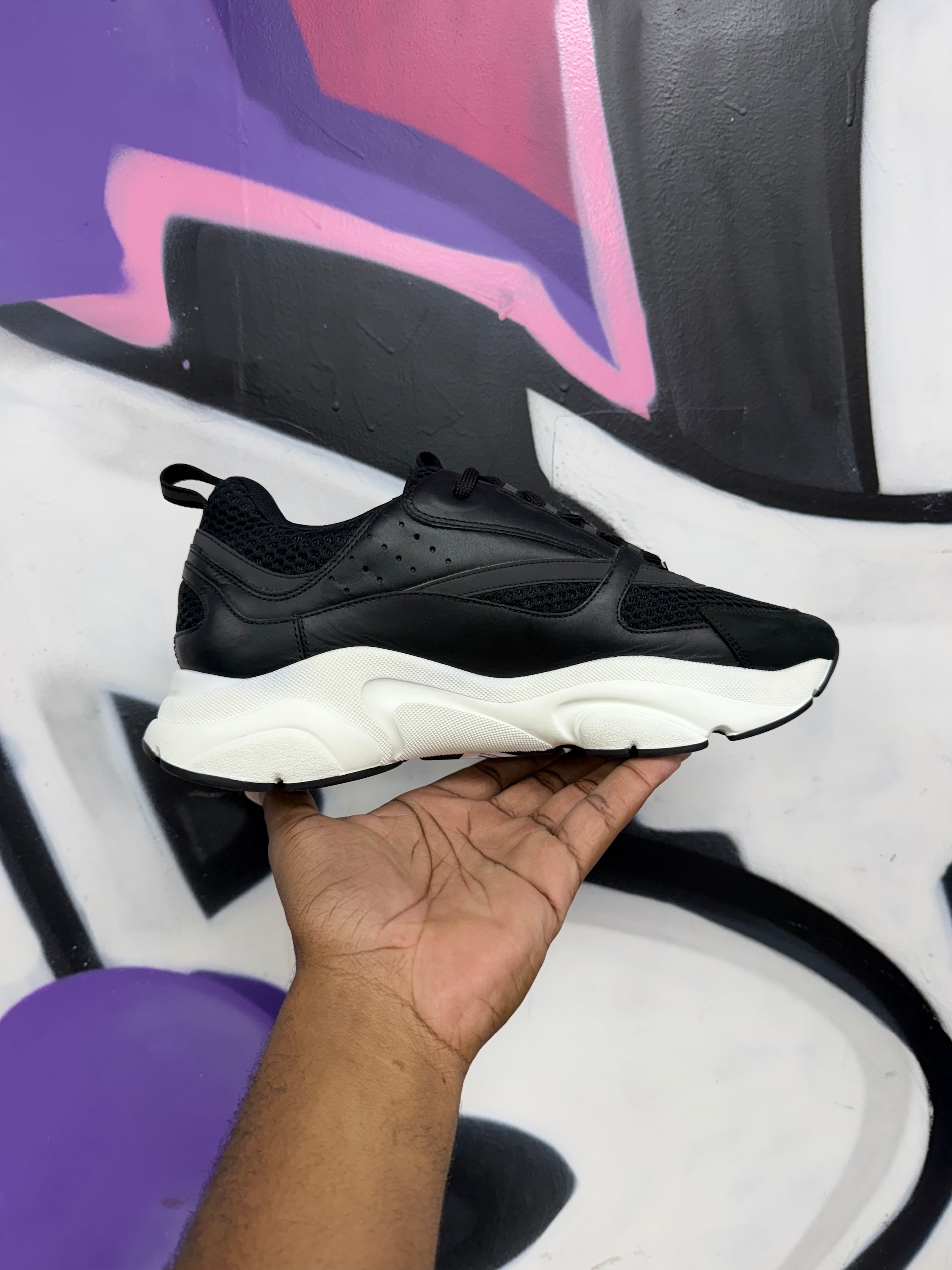 Dior B22  Black White Sneakers