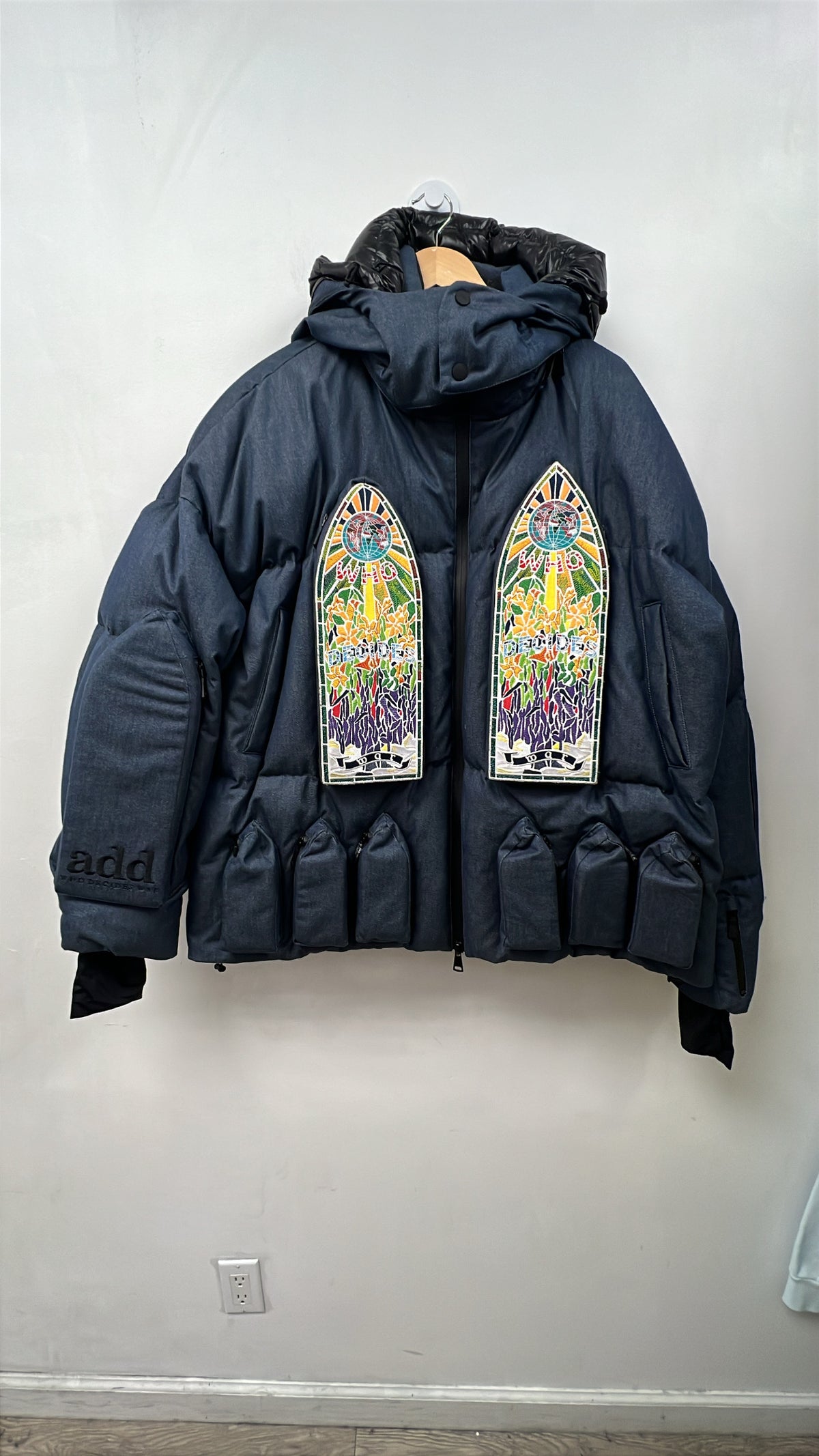 Who Decides War x Add Skiwear Down Bomber Jacket
