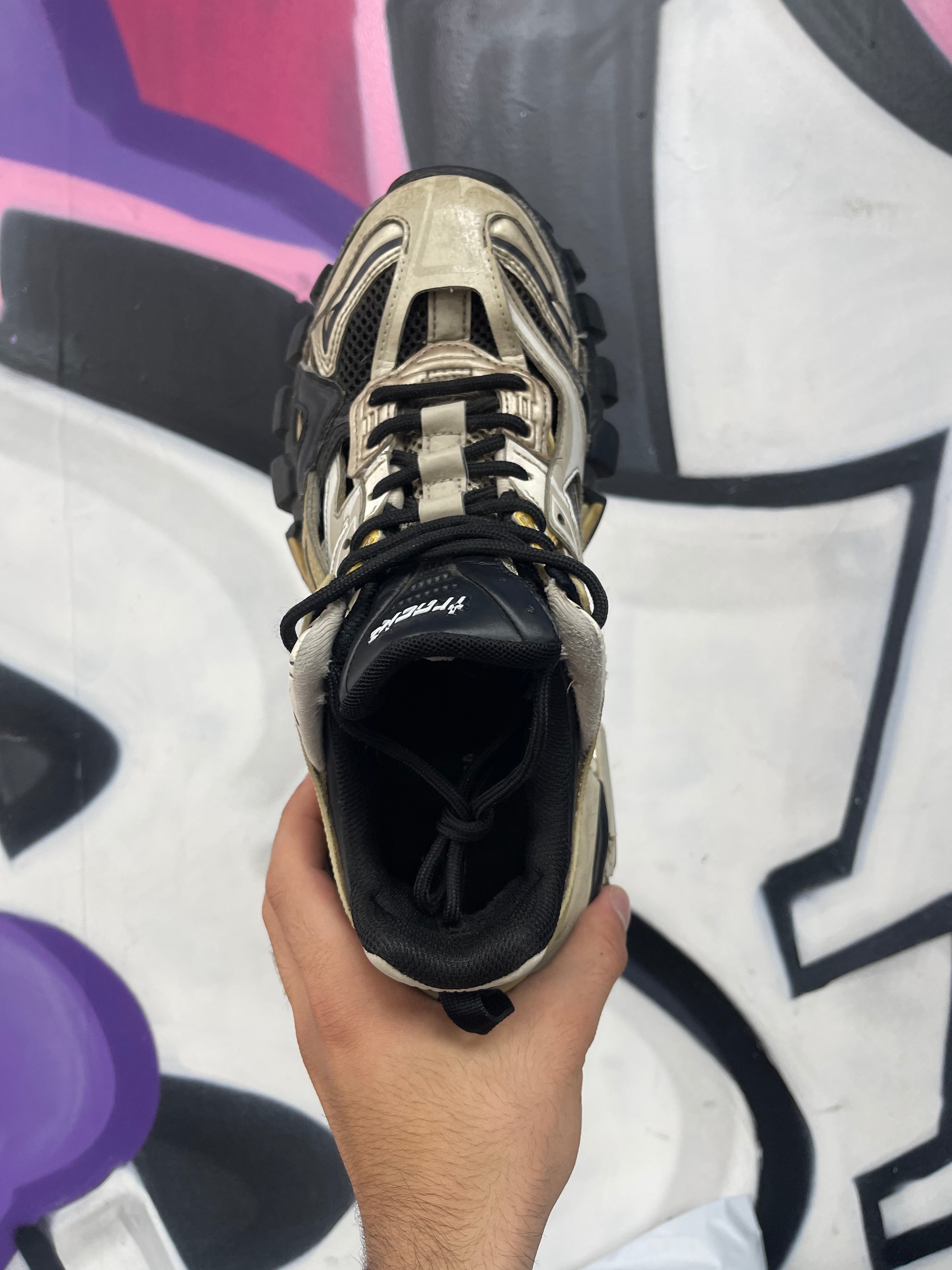 Balenciaga Grey Black Track 2 Sneakers