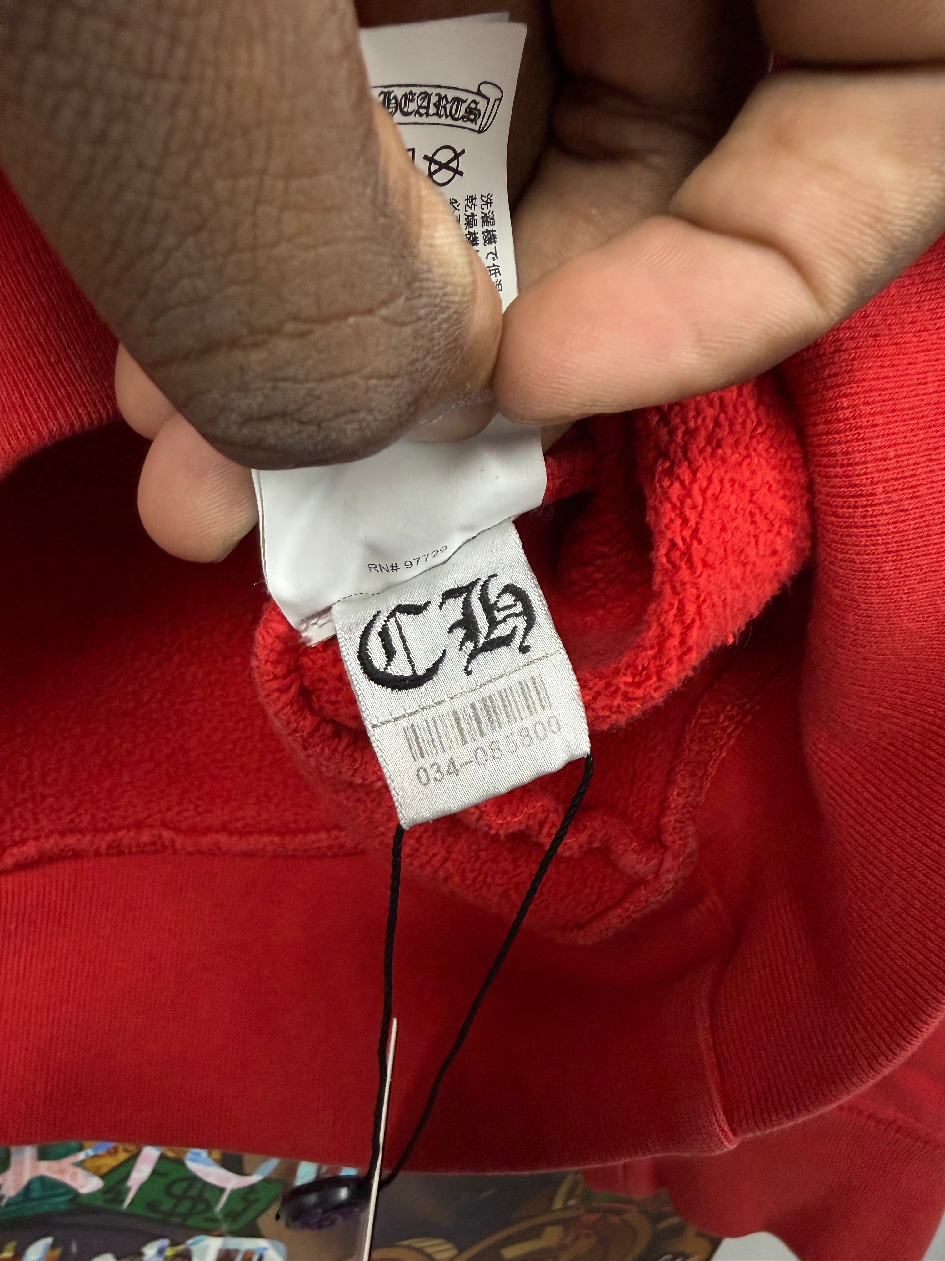 Chrome  Hearts Red King Taco Hoodie