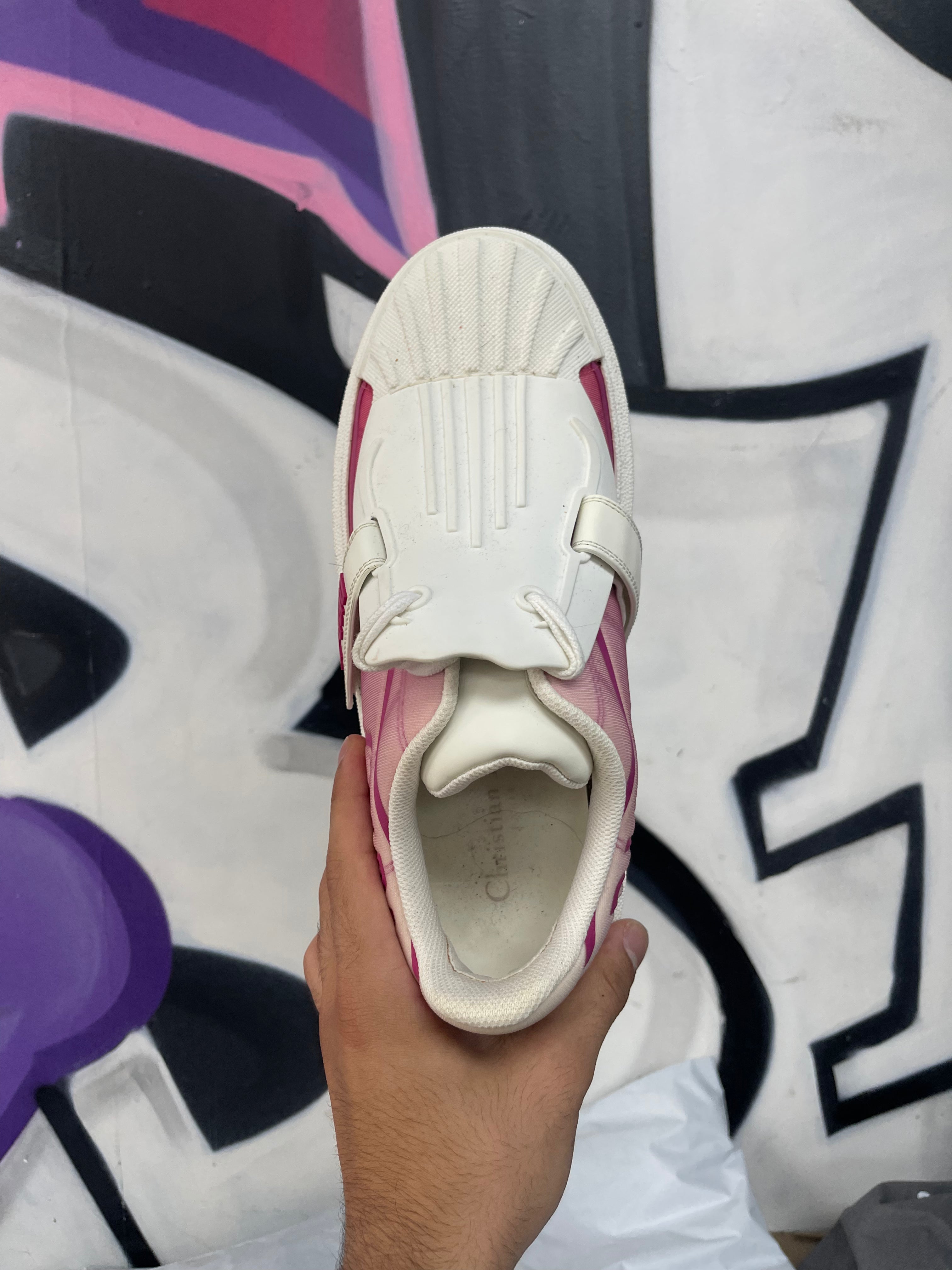Dior White Pink Dior-ID Sneakers