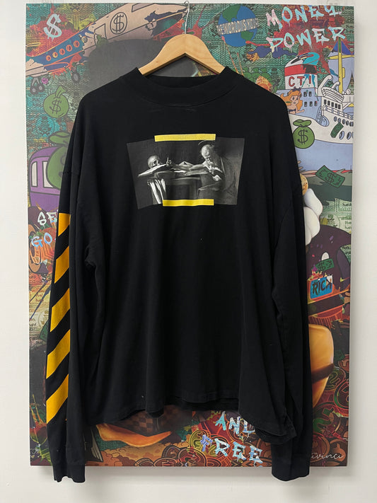 Off White Black Yellow LS  Used