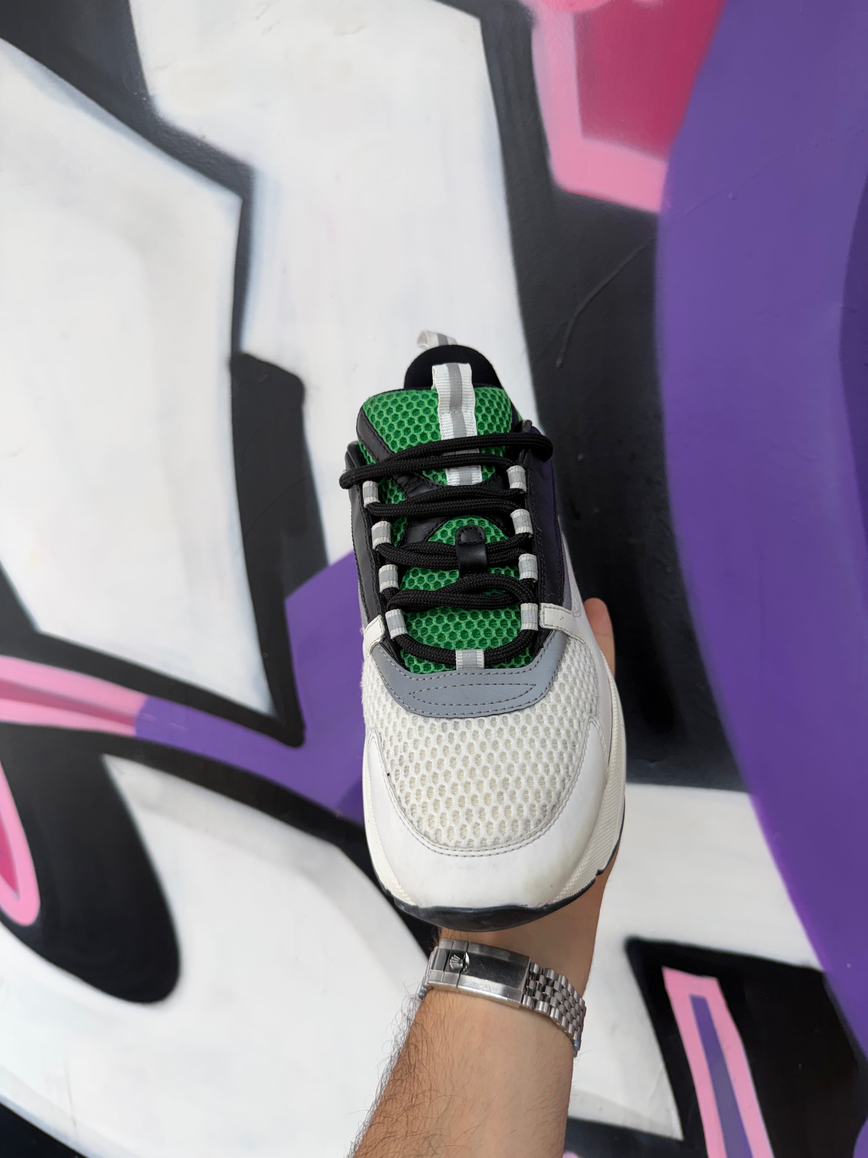 Dior Black Green White B22 Sneakers