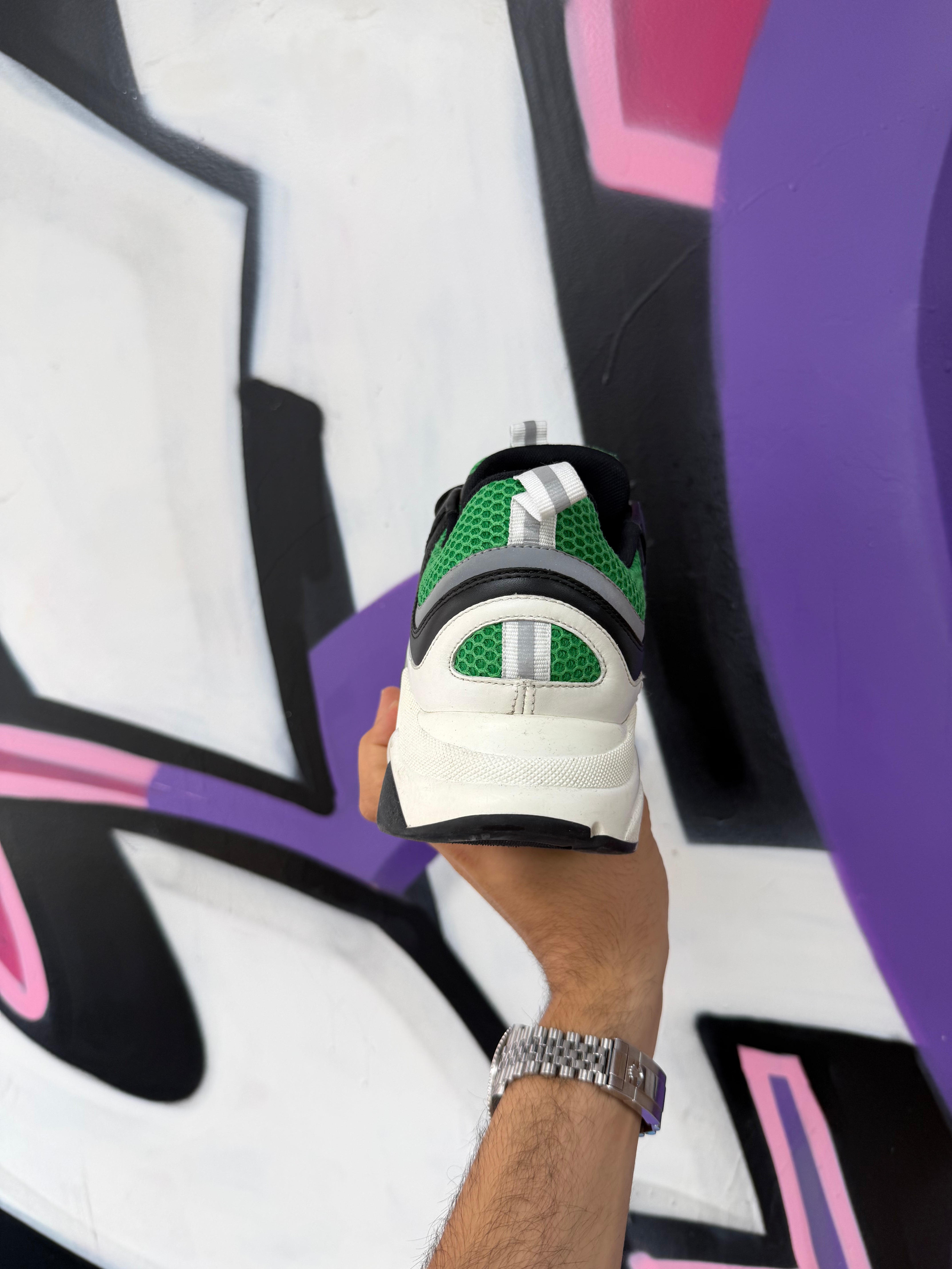 Dior Black Green White B22 Sneakers