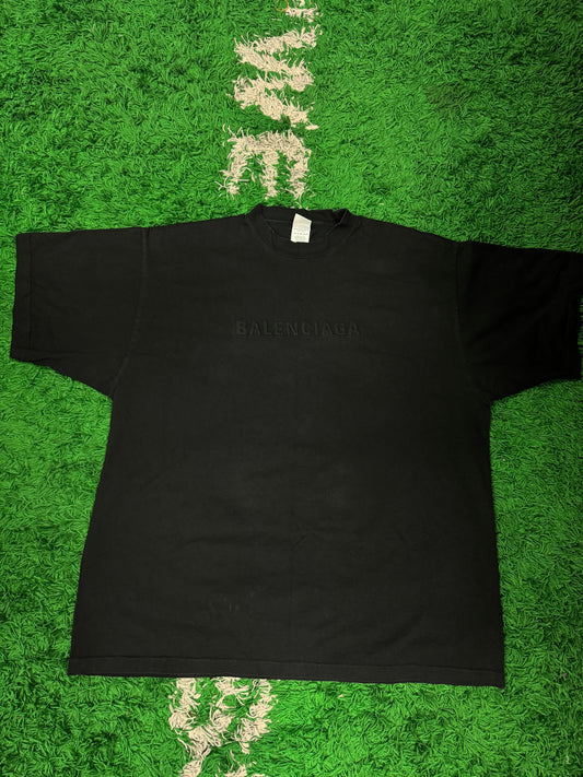 BalenciaGa Inside Out Tee Black Used 4 (XL) N/A