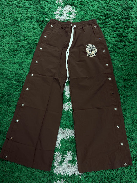Saint Vanity Nylon Pants Brown