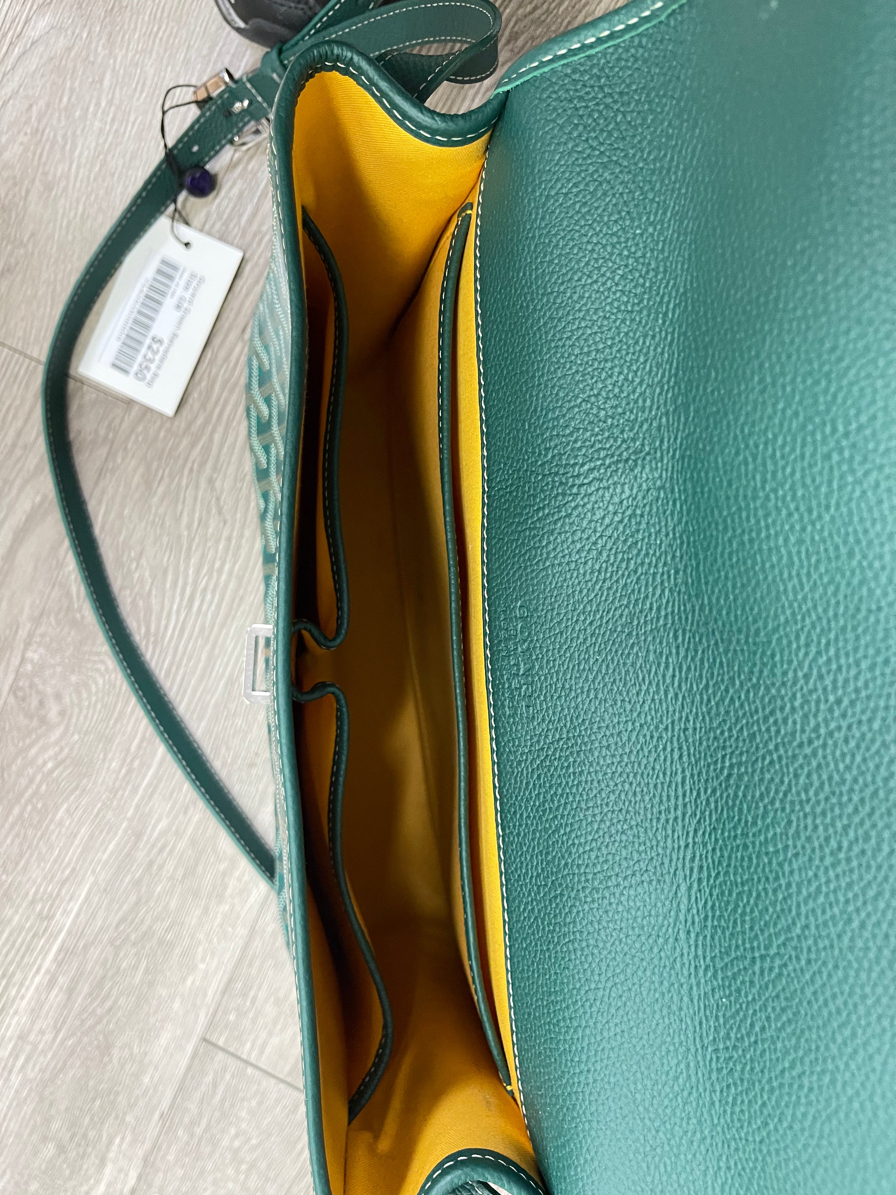 Goyard Green Belvedere Bag